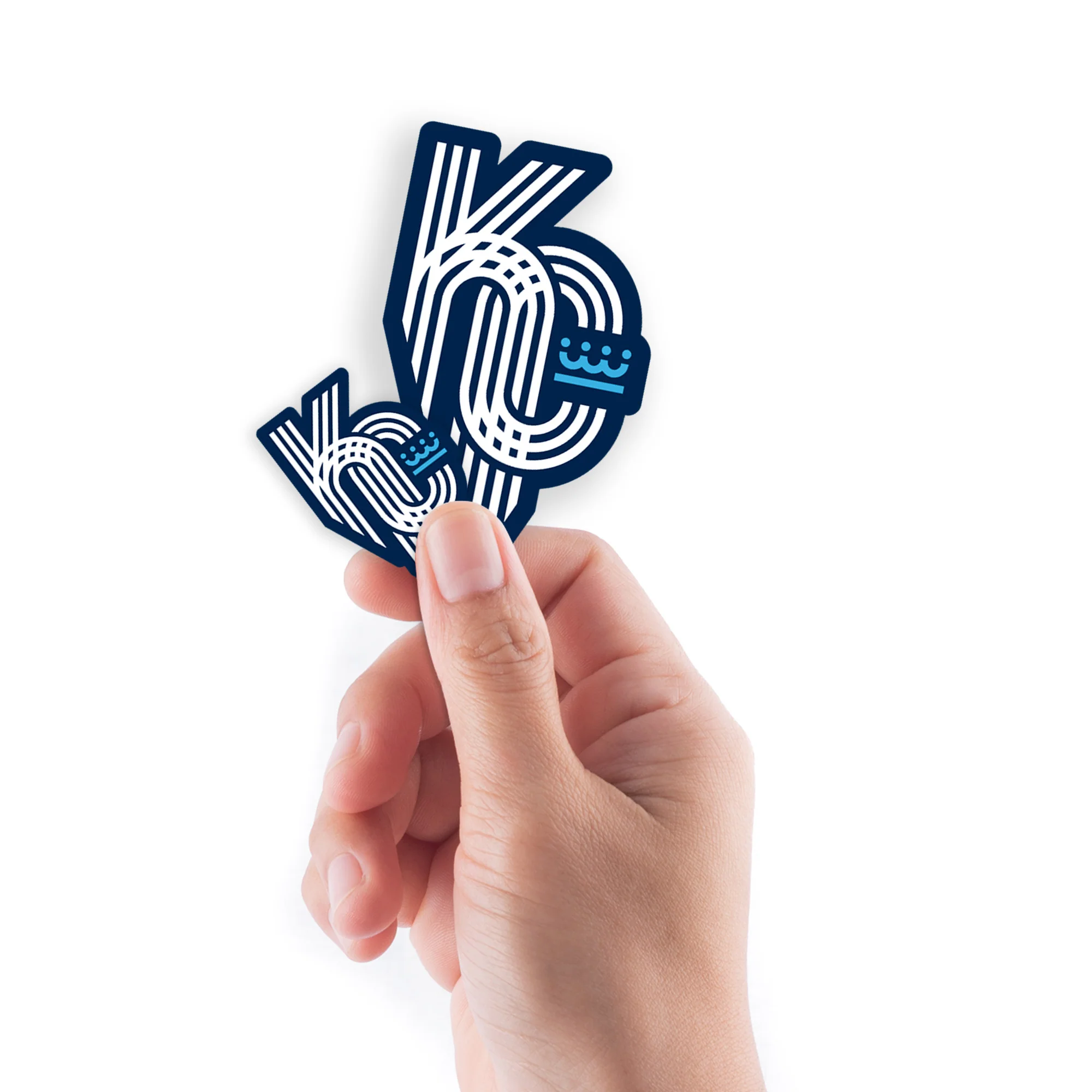 Kansas City Royals - 5 Logo Minis (Mixed Sizes) - Official MLB - Reusable Vinyl Decals #2
