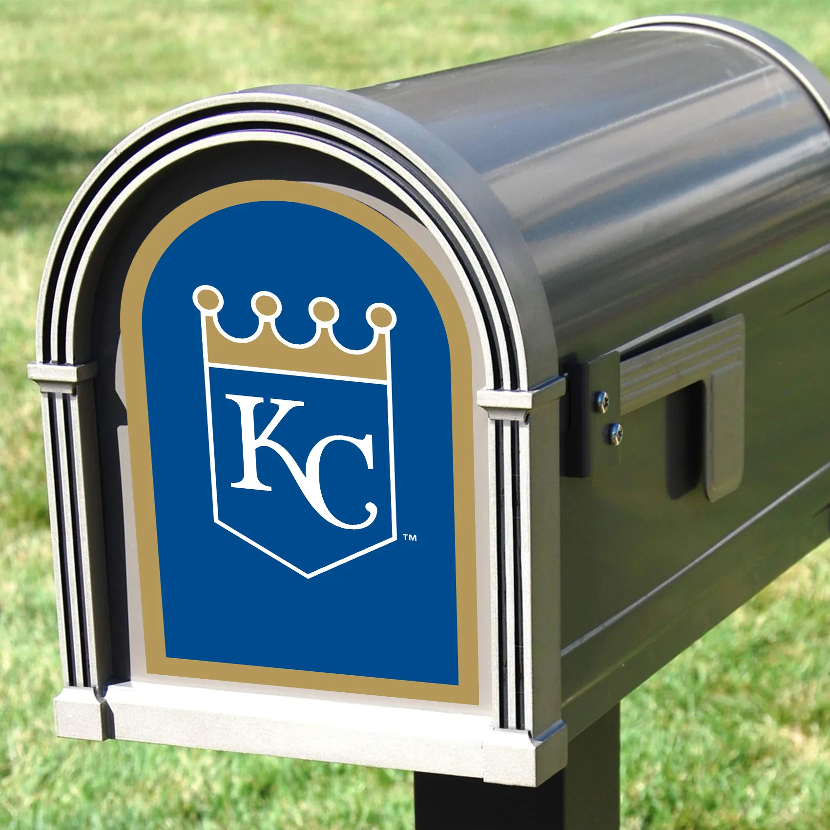 Kansas City Royals - Mailbox Logo - Outdoor Wall Decal - Official MLB - Scratch Resistant Alumigraphics Smooth