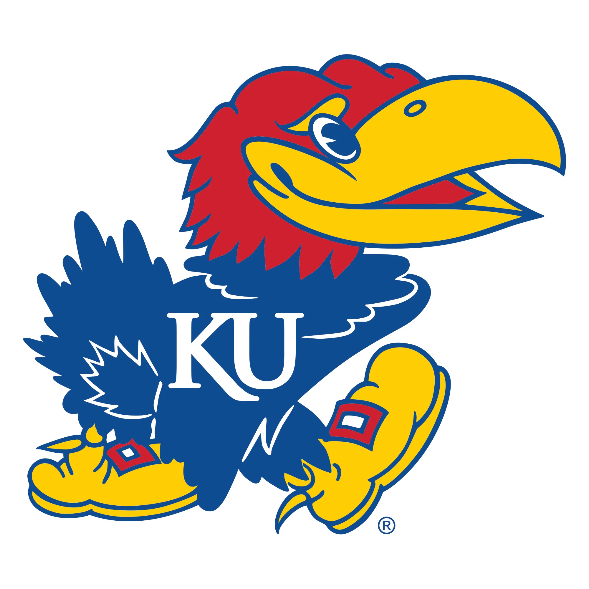 Kansas Jayhawks - Logo - Outdoor Wall Decals - Official NCAA - Scratch Resistant Alumigraphics Smooth - Image 2