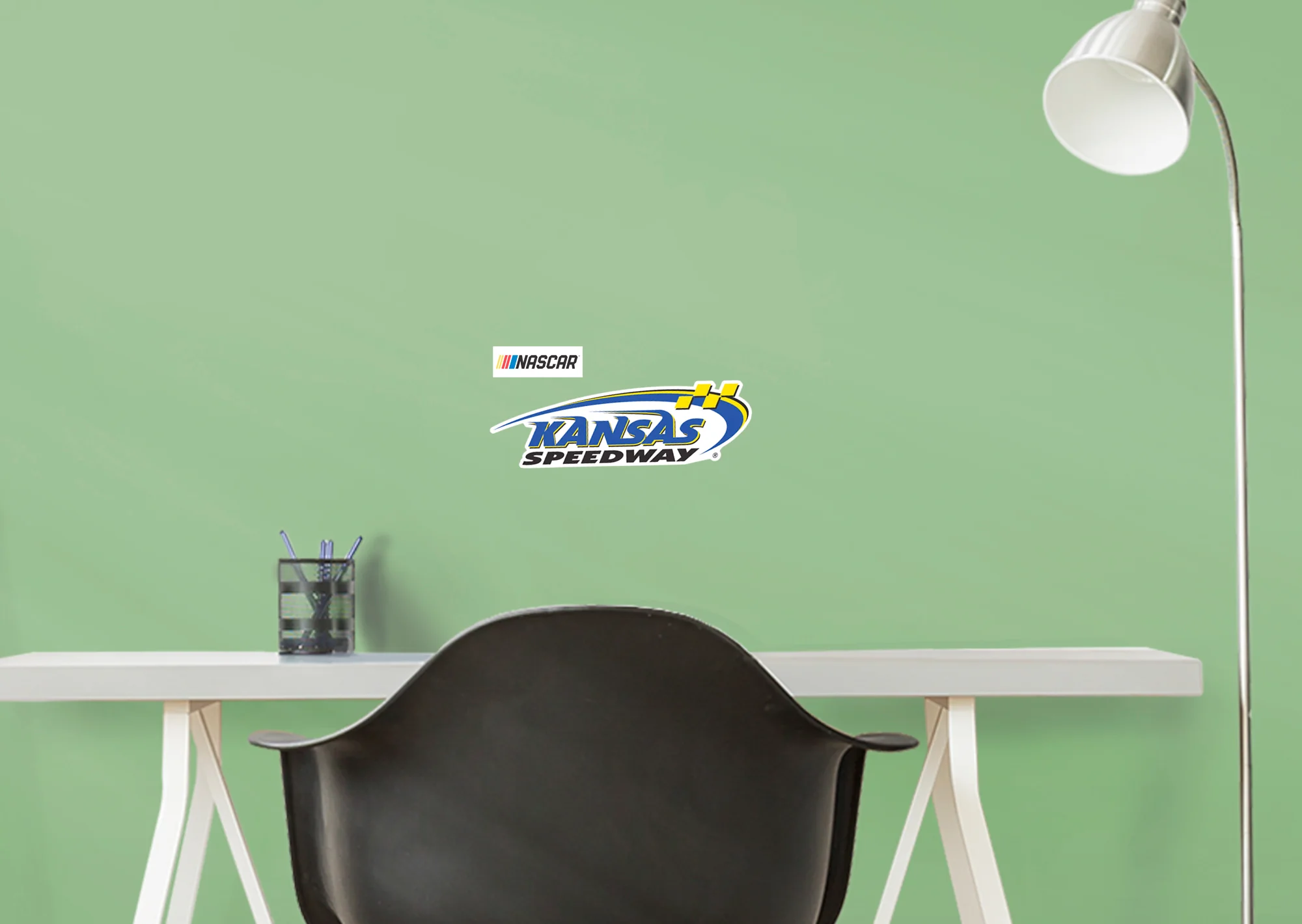 Kansas Speedway Logo - RealBig Collection - Official NASCAR - NASCAR - Reusable Vinyl Wall Decals - Image 3