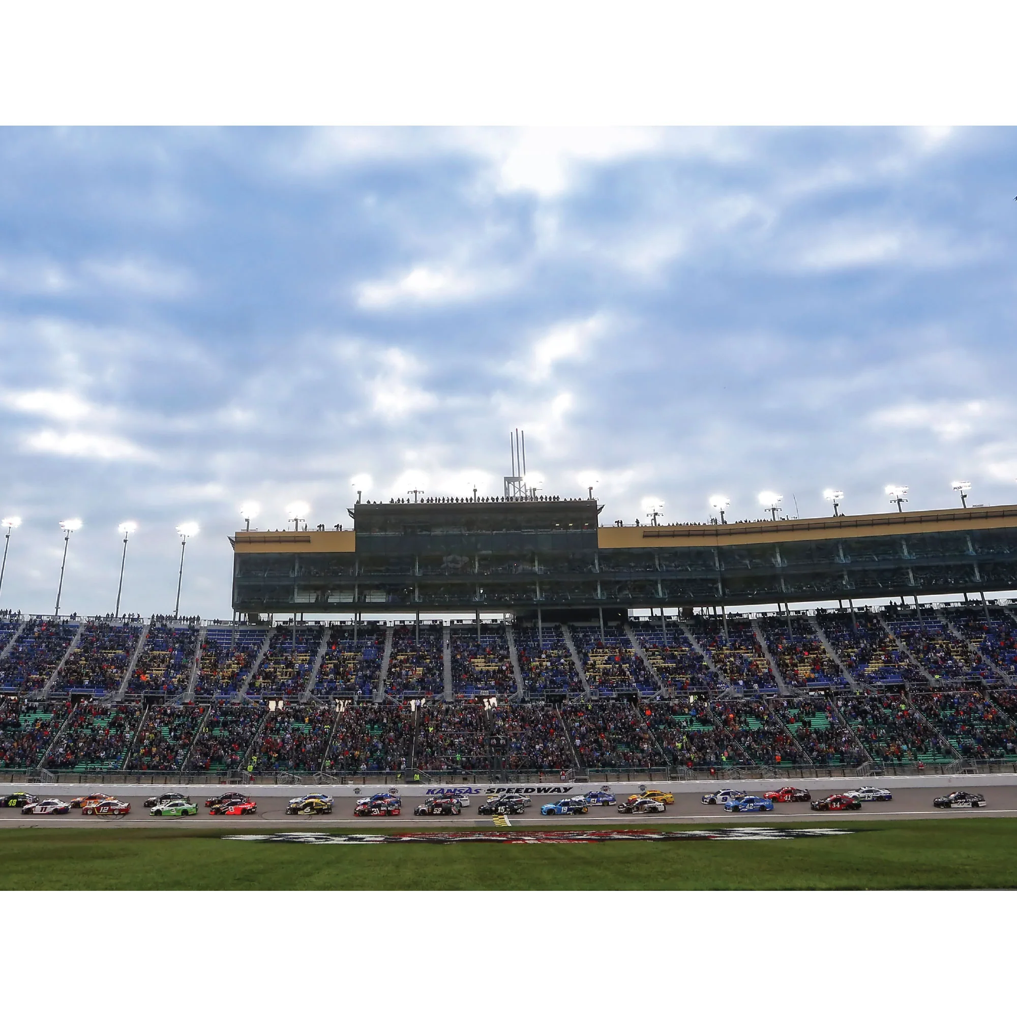 Kansas Speedway - Peel & Stick Poster - Official NASCAR - Reusable Vinyl Wall Decal - Image 3
