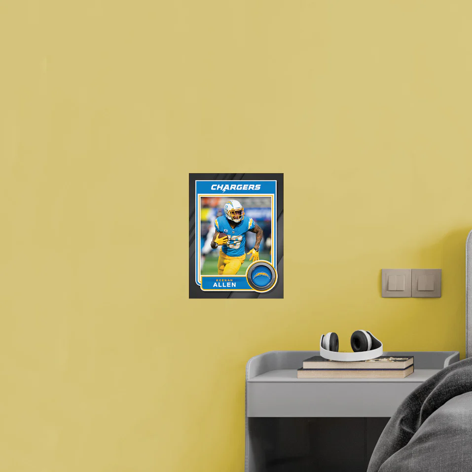 Keenan Allen - Peel & Stick Poster - Official NFL - Los Angeles Chargers - Reusable Vinyl Wall Decal - Image 7