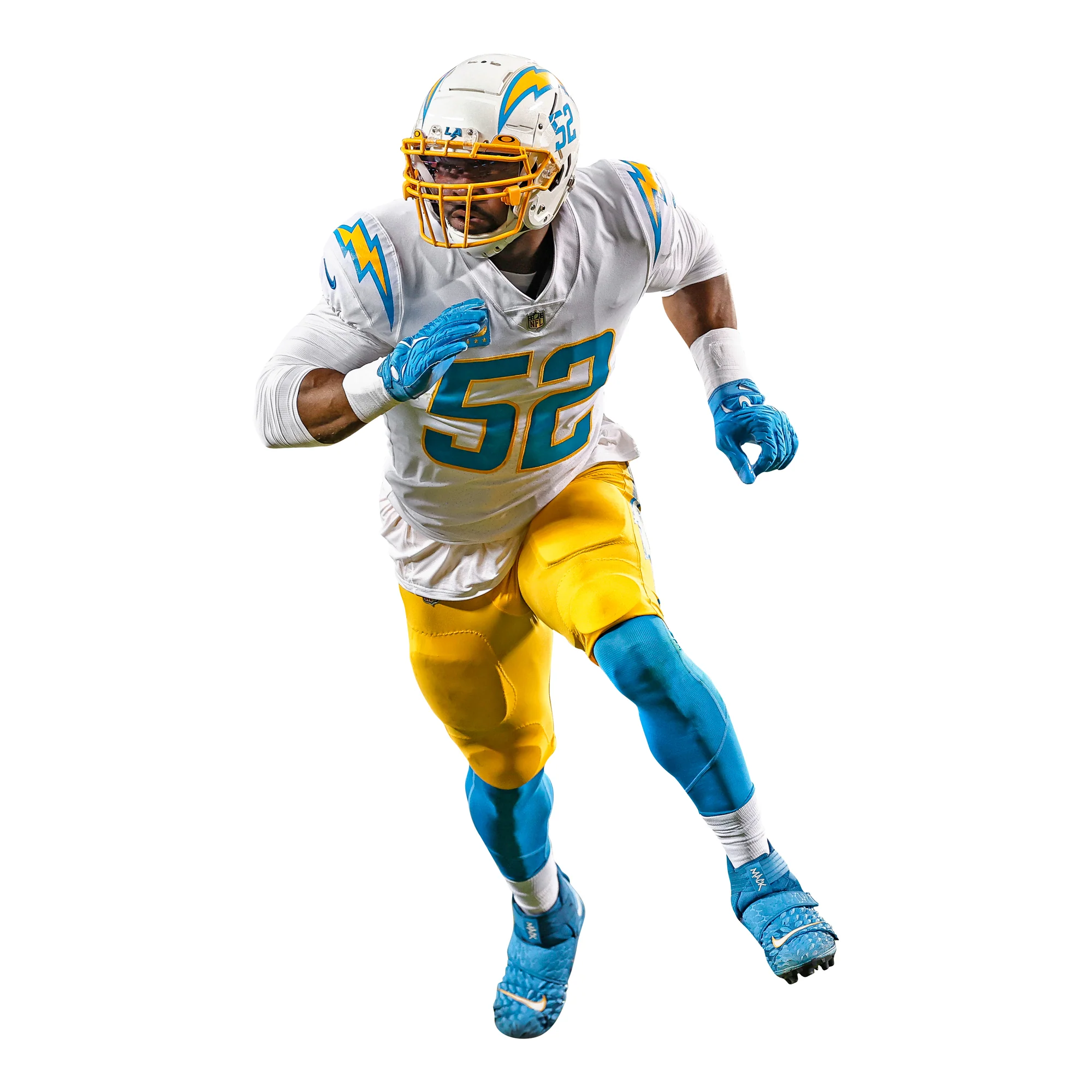 Khalil Mack - RealBig Collection - Official NFL - Los Angeles Chargers - Reusable Vinyl Wall Decals - Image 2