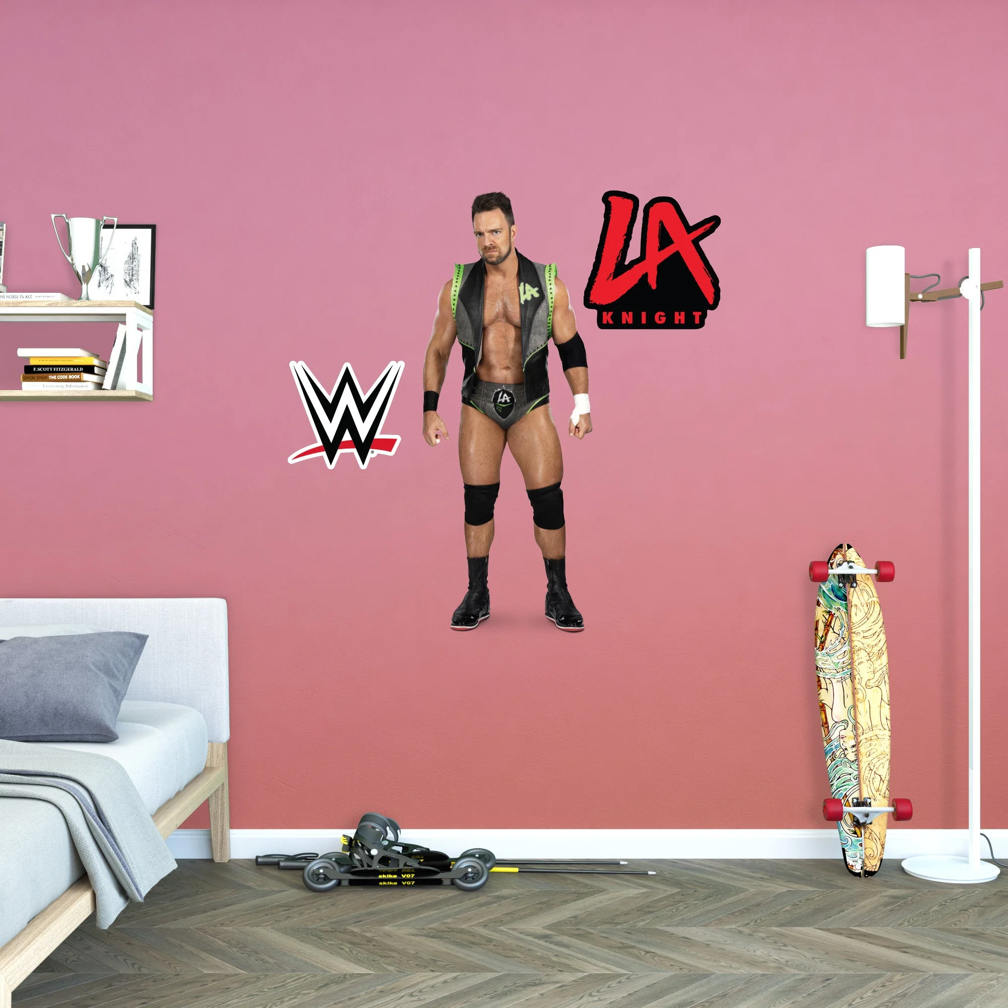 LA Knight - RealBig Collection - Official WWE - Reusable Vinyl Wall Decals - Image 6