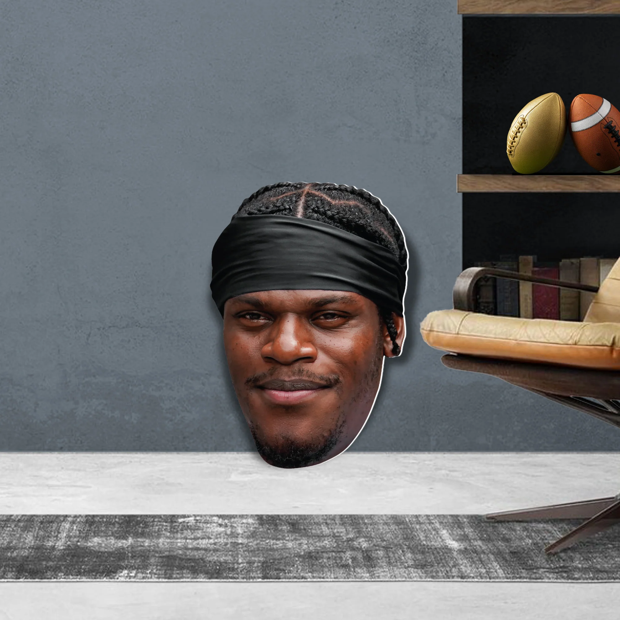 Lamar Jackson - Big Head - Official NFLPA - Baltimore Ravens - Foam Core Cutout - Image 3