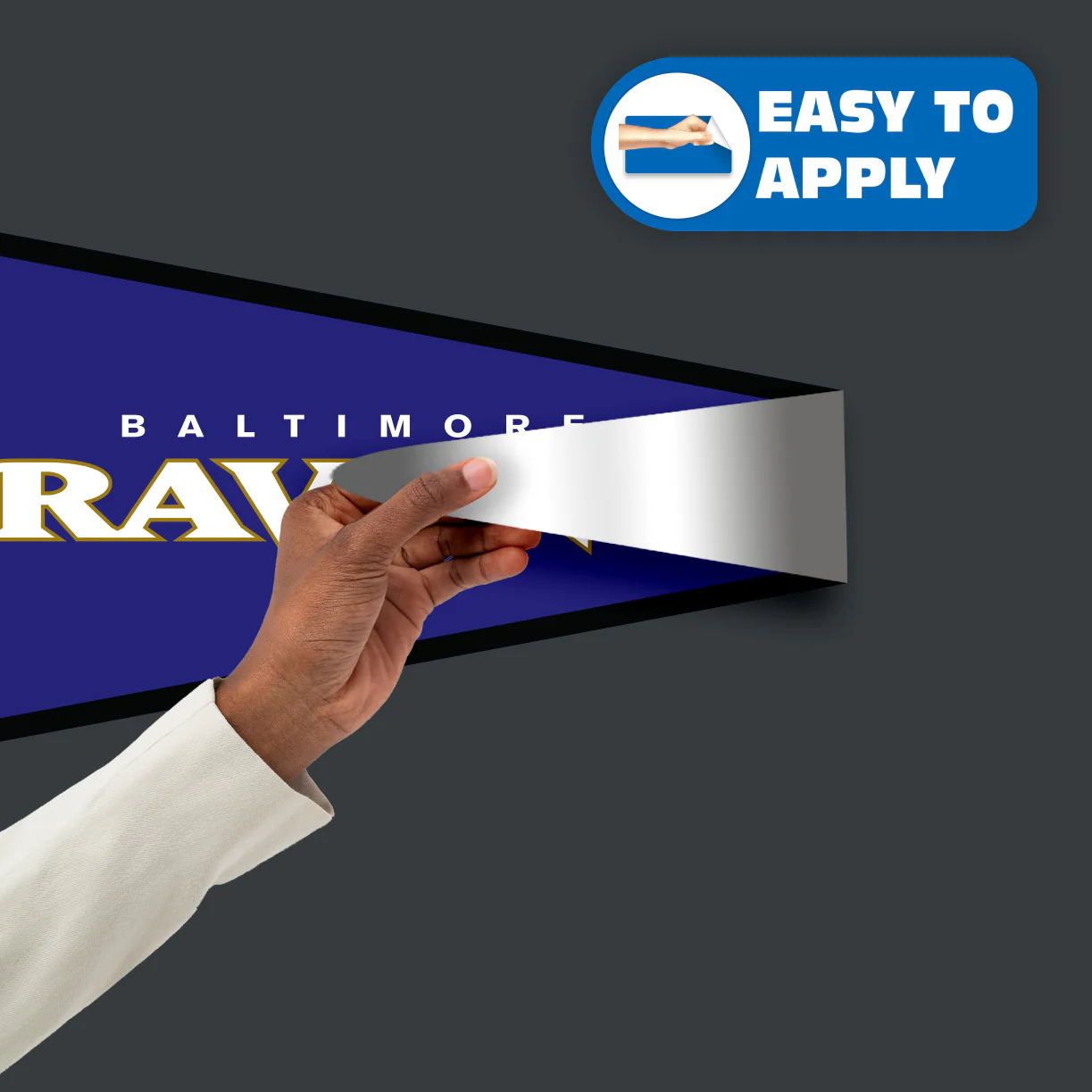 Lamar Jackson - RealBig Collection - Official NFL - Baltimore Ravens - Reusable Vinyl Wall Decals #4 - Image 4