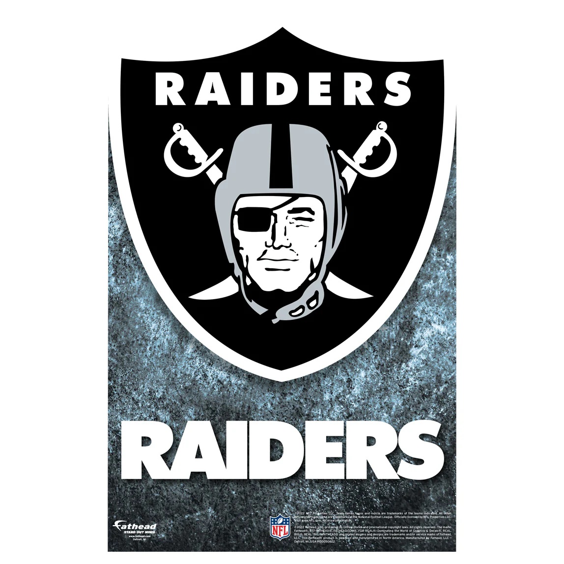 Las Vegas Raiders Logo - Mini Stand Out - Official NFL - Cardstock Cutout - Image 2