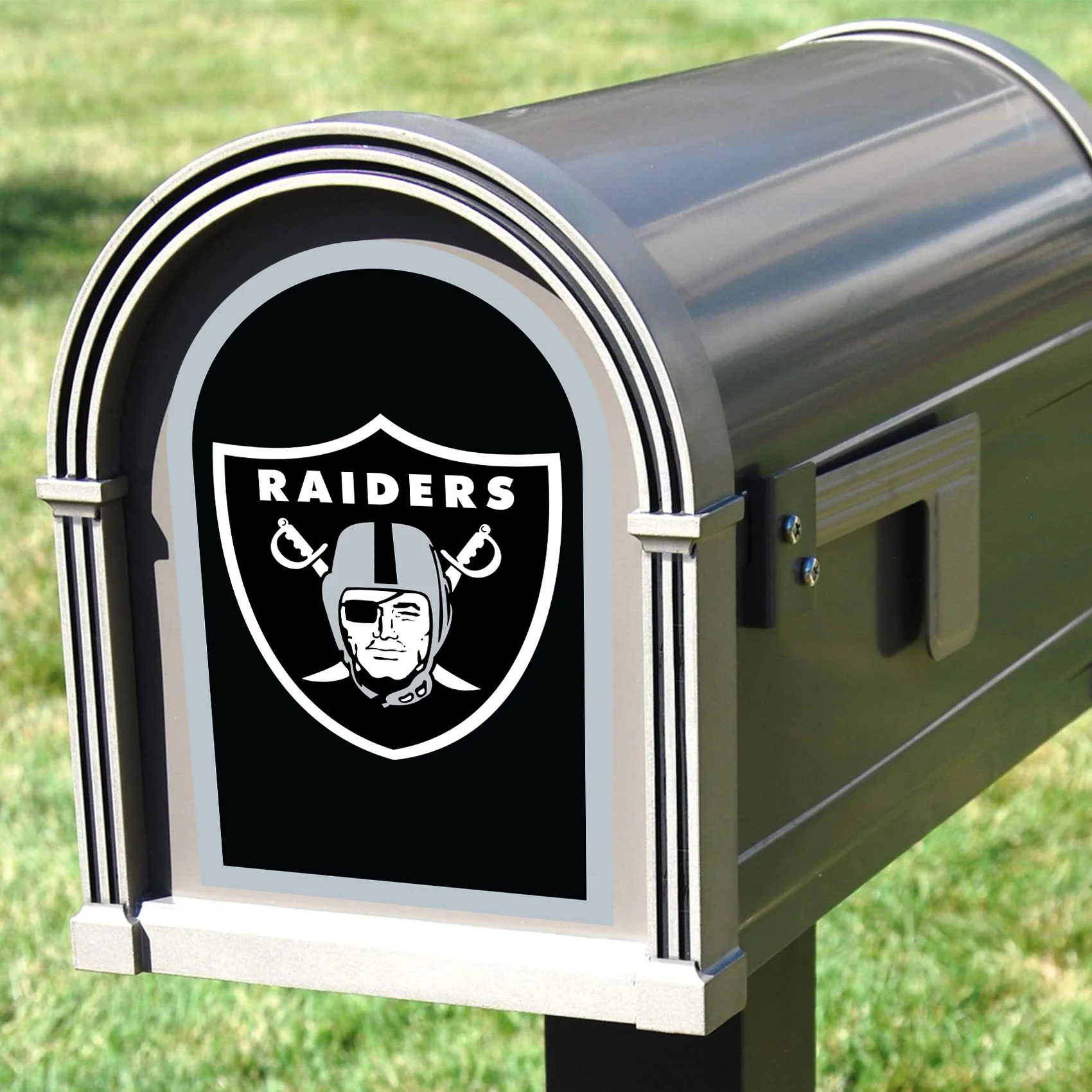 Las Vegas Raiders - Mailbox Logo - Outdoor Wall Decal - Official NFL - Scratch Resistant Alumigraphics Smooth