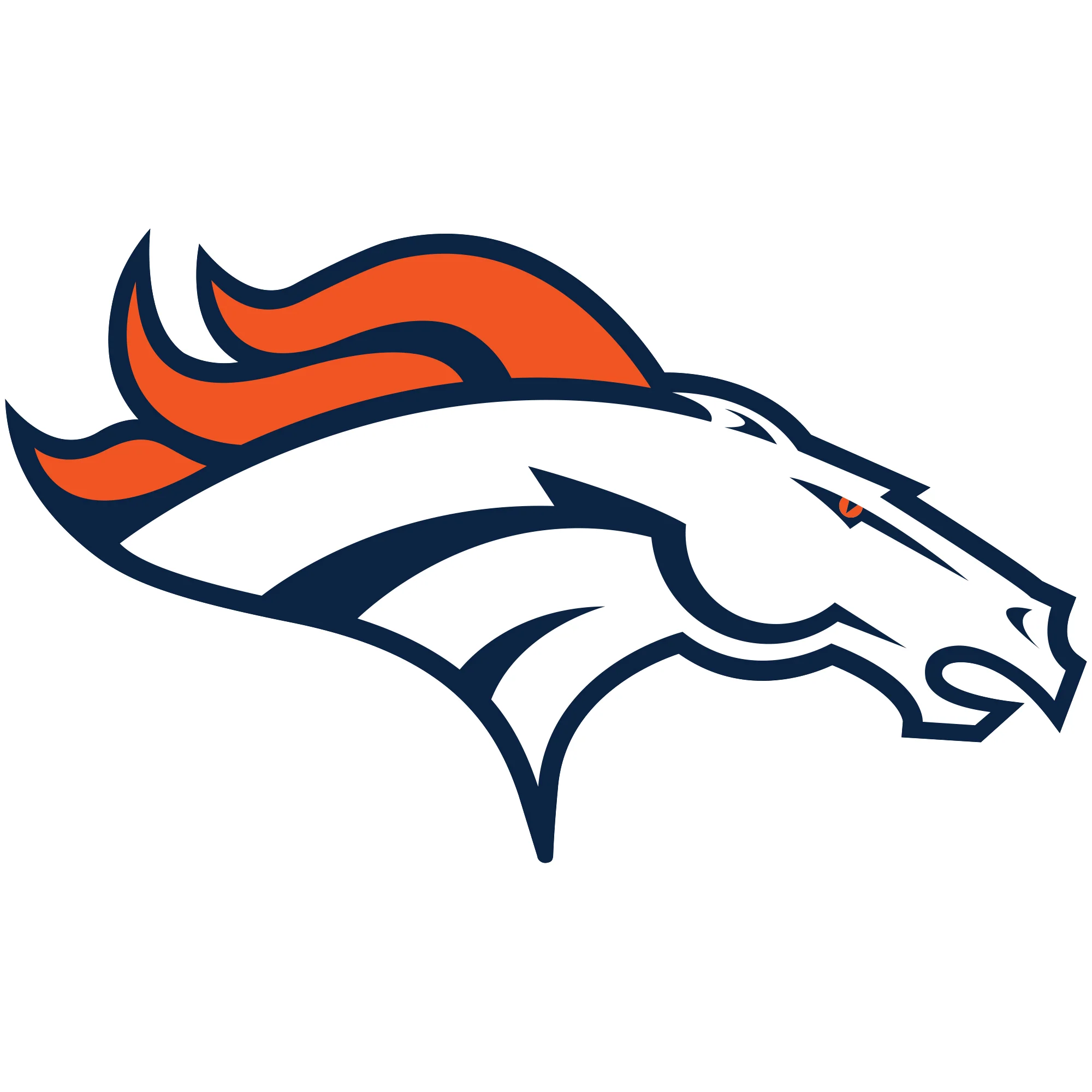 Logo - Big Head - Official NFL - Denver Broncos - Foam Core Cutout - Image 2