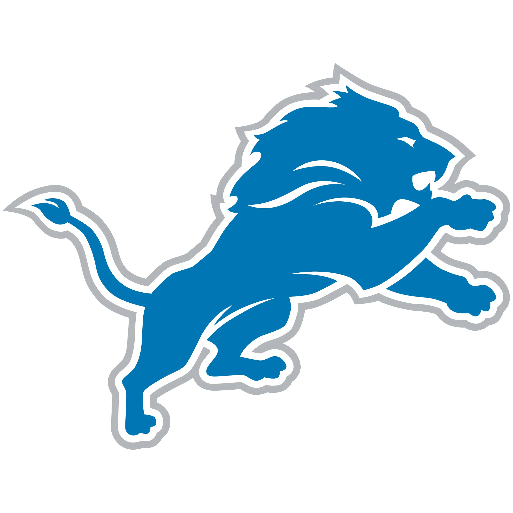 Logo - Big Head - Official NFL - Detroit Lions - Foam Core Cutout - Image 2