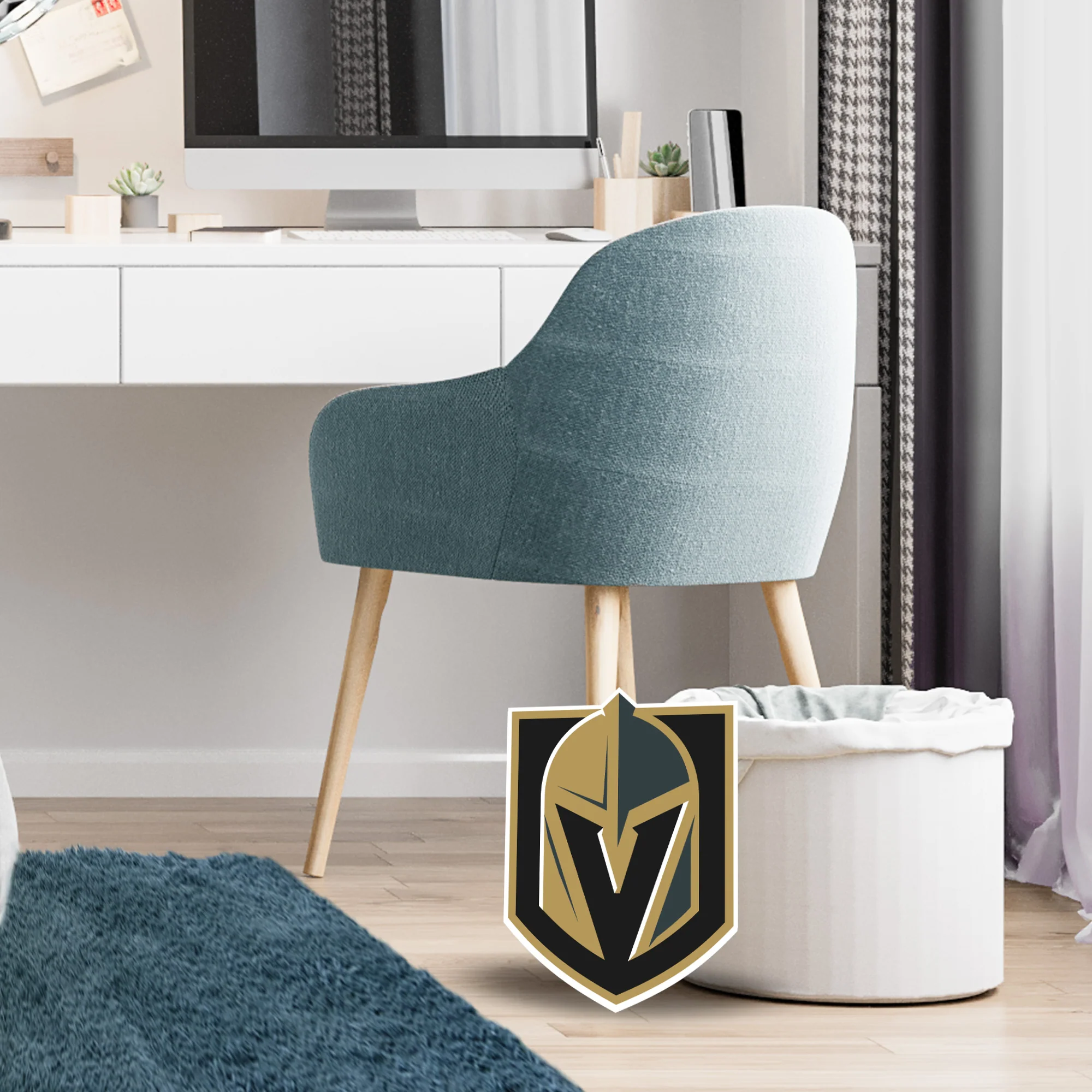 Logo - Big Head - Official NHL - Vegas Golden Knights - Foam Core Cutout - Image 2