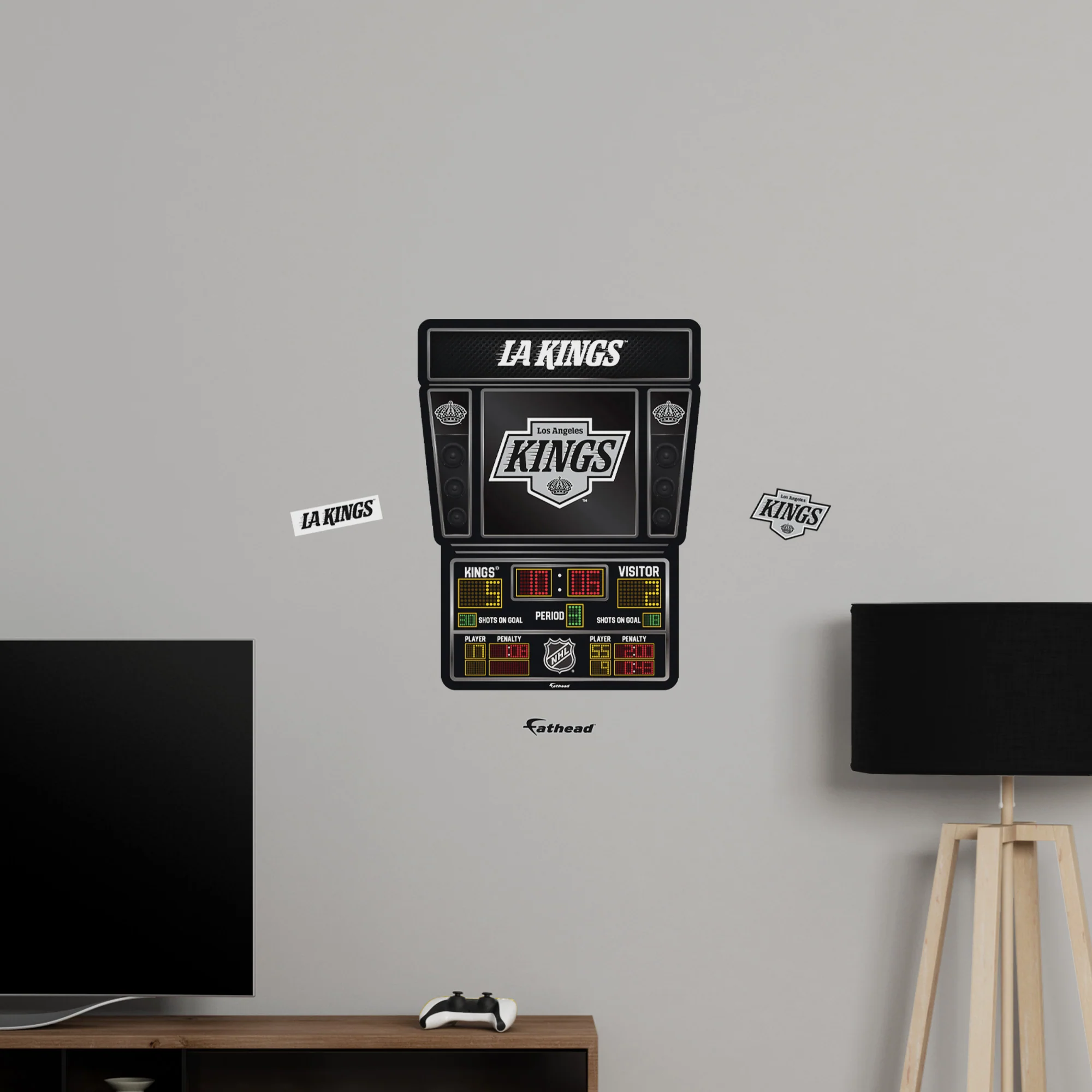 Los Angeles Kings - RealBig Scoreboard Collection - Official NHL - Reusable Vinyl Wall Decals - Image 6