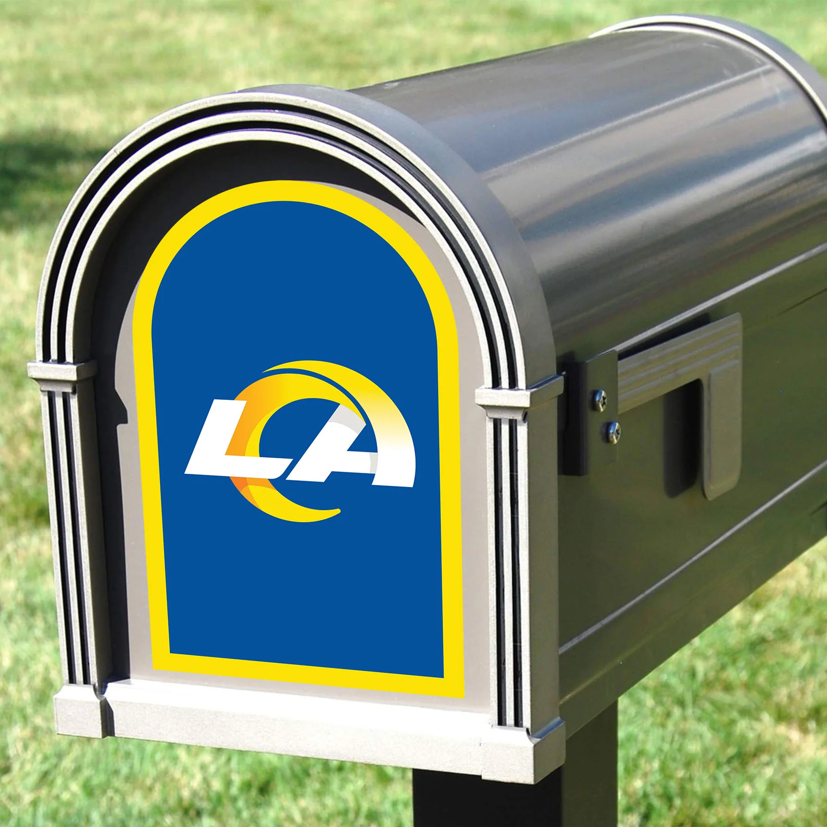 Los Angeles Rams - Mailbox Logo - Outdoor Wall Decal - Official NFL - Scratch Resistant Alumigraphics Smooth
