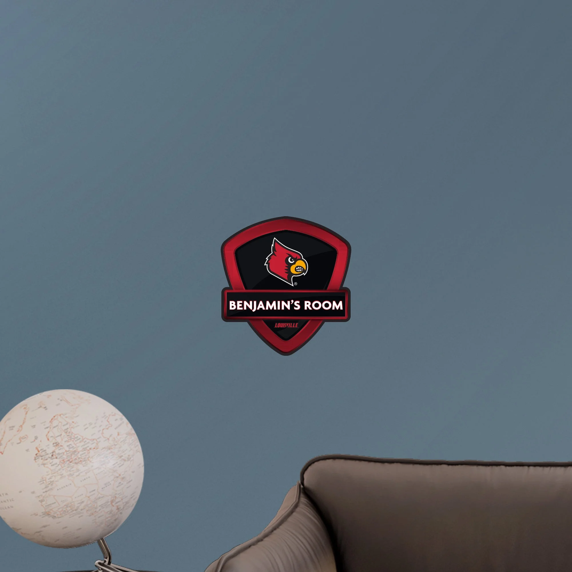 Louisville Cardinals - Badge - With Personalized Name - Official NCAA - Vinyl Transfer Decal - Image 5