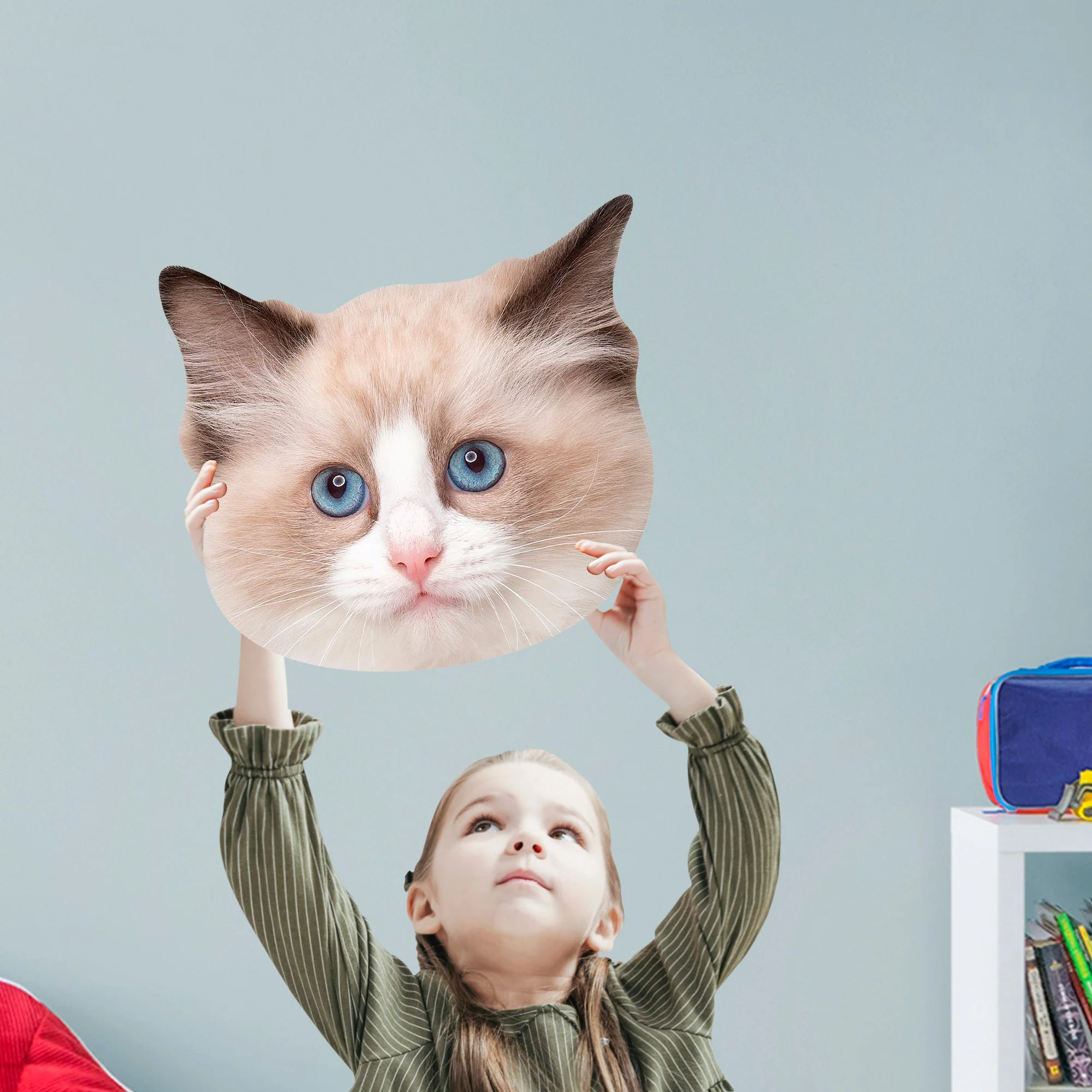 Animals: Ragdoll Cat Foam Core Cutout - Big Head - Image 3