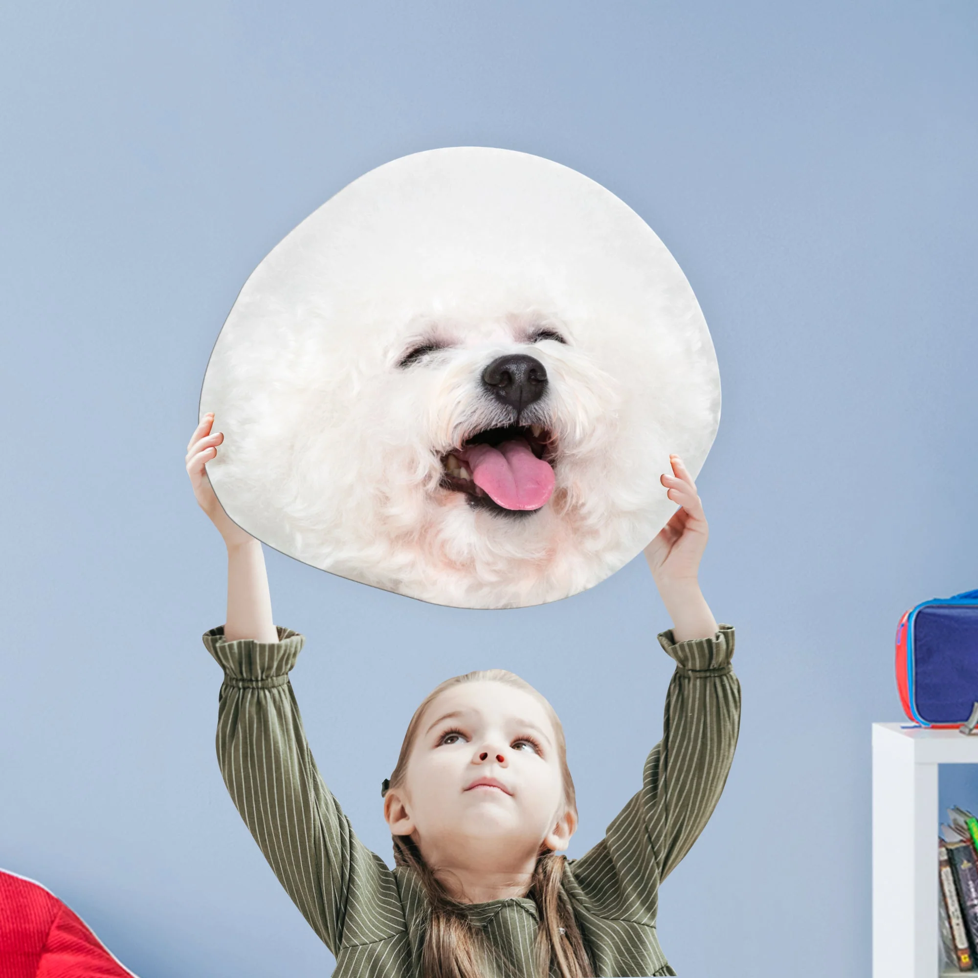 Animals: Bichon Foam Core Cutout - Big Head - Image 3