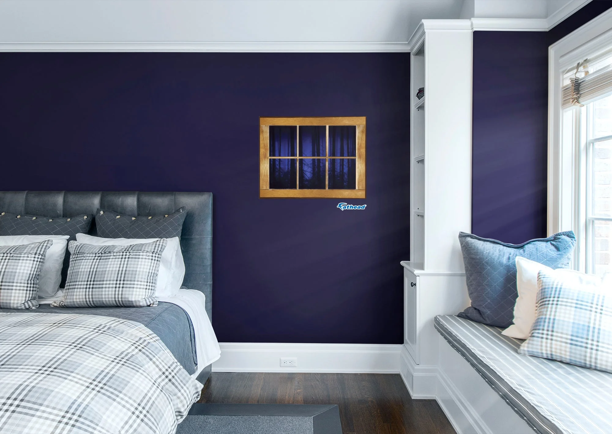 Halloween: Blue Forest Icon Instant Windows - Removable Adhesive Decal - Image 5