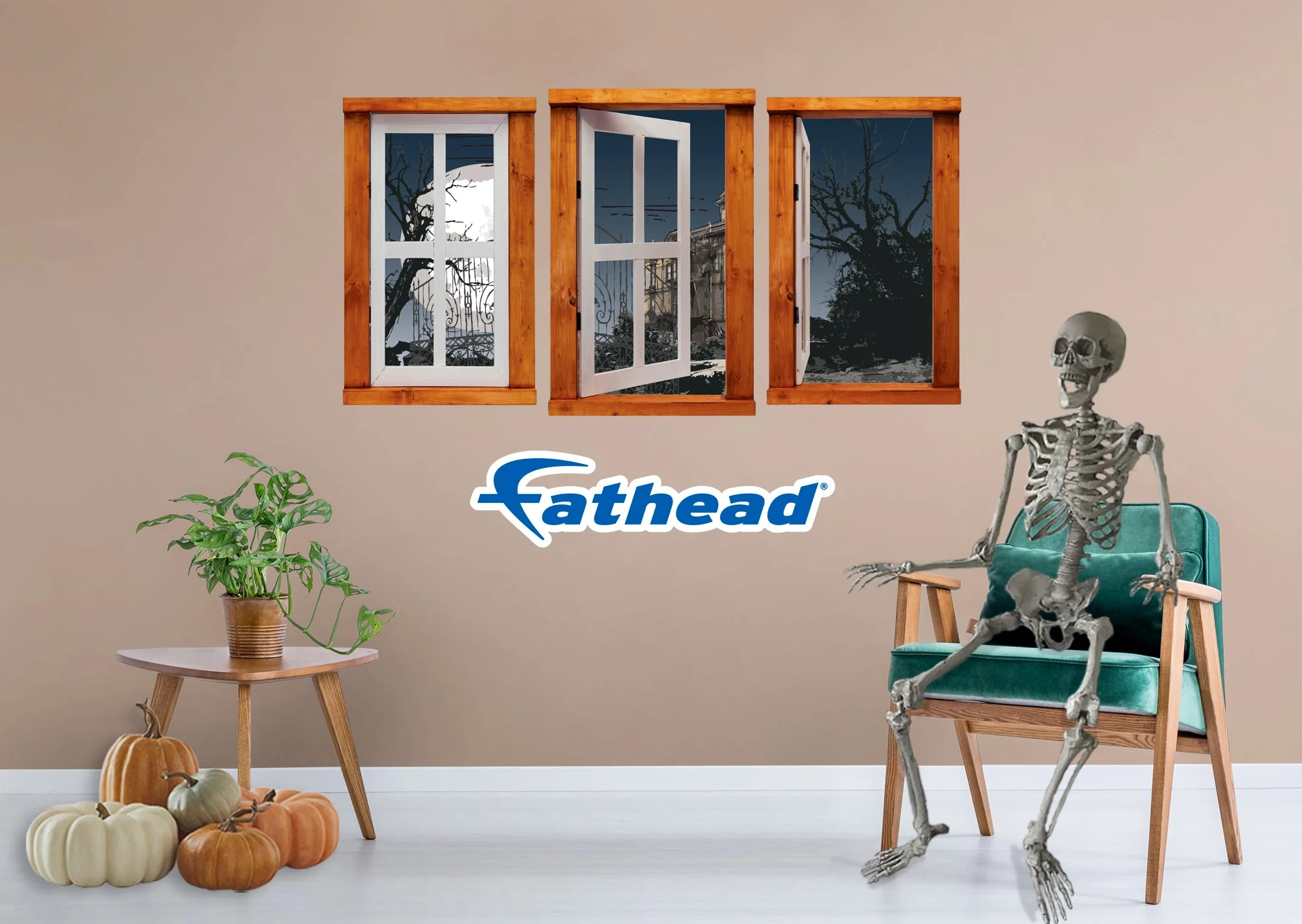 Halloween: Gates Icon Instant Windows - Removable Wall Adhesive Decal - Image 4