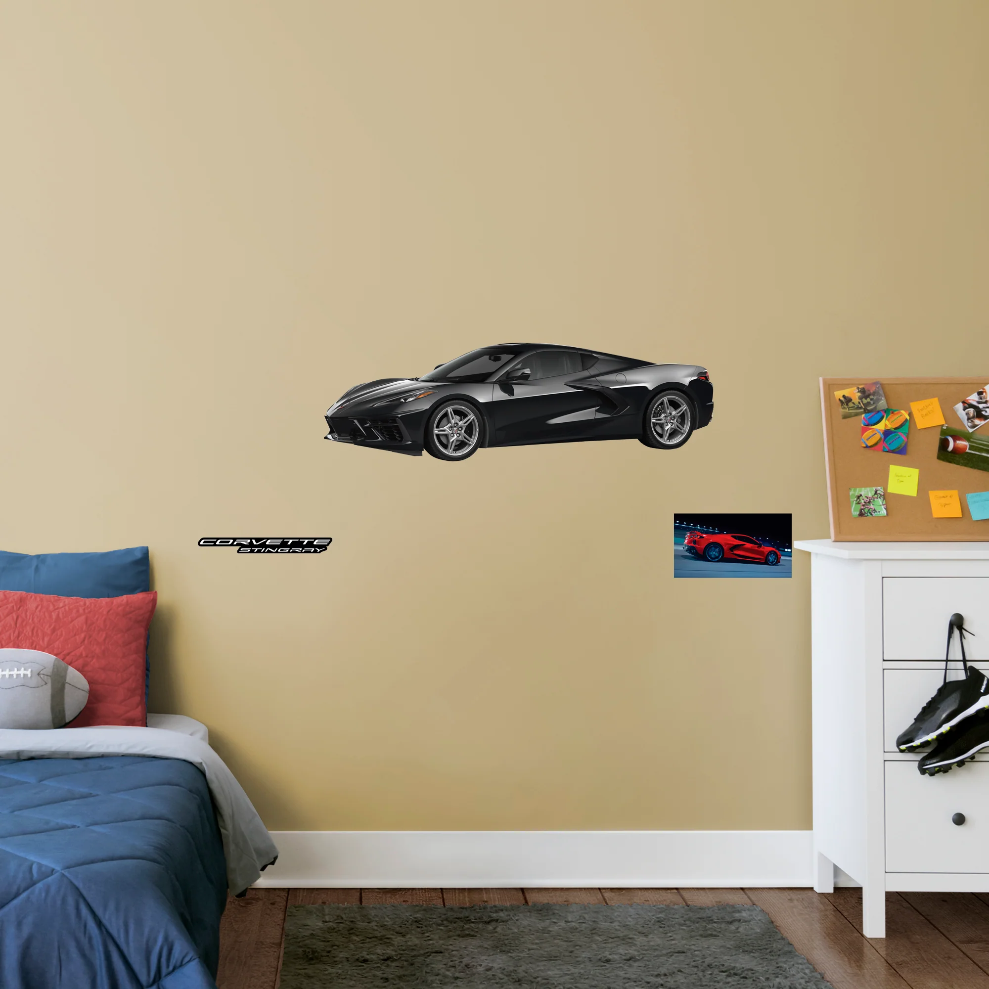 Chevrolet Corvette Black Stingray: Officially Licensed GM Removable Wall Decal - Image 3