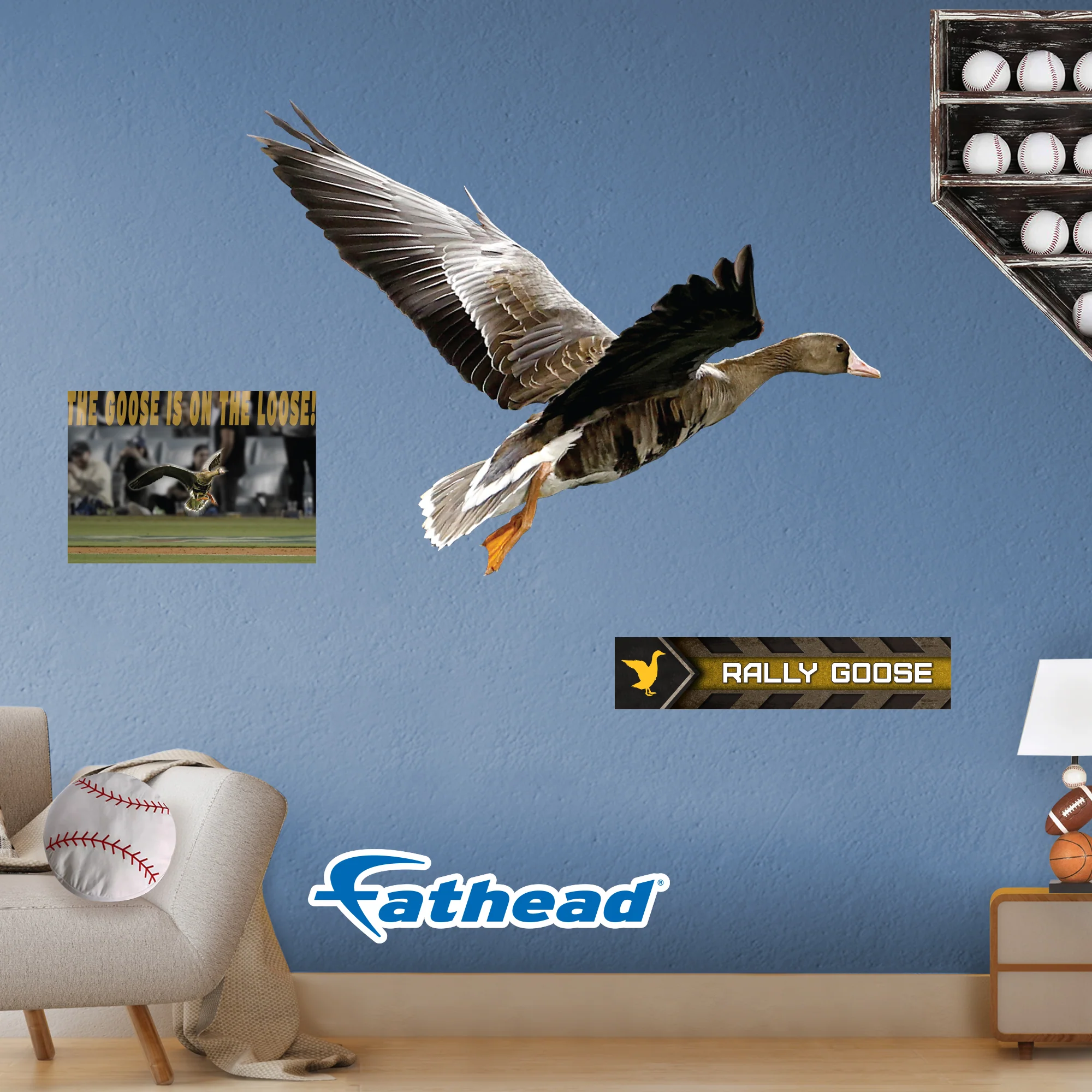 Animals: Rally Goose RealBig        -   Removable     Adhesive Decal - Image 6