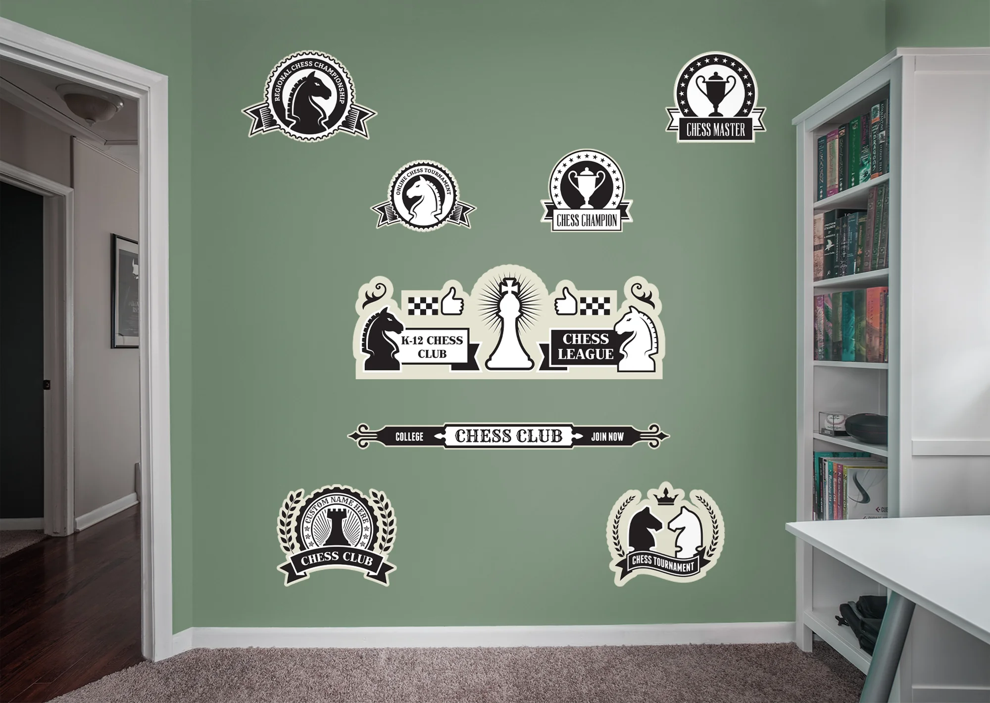 Chess: Chess Club Collection - Removable Wall Adhesive Decal
