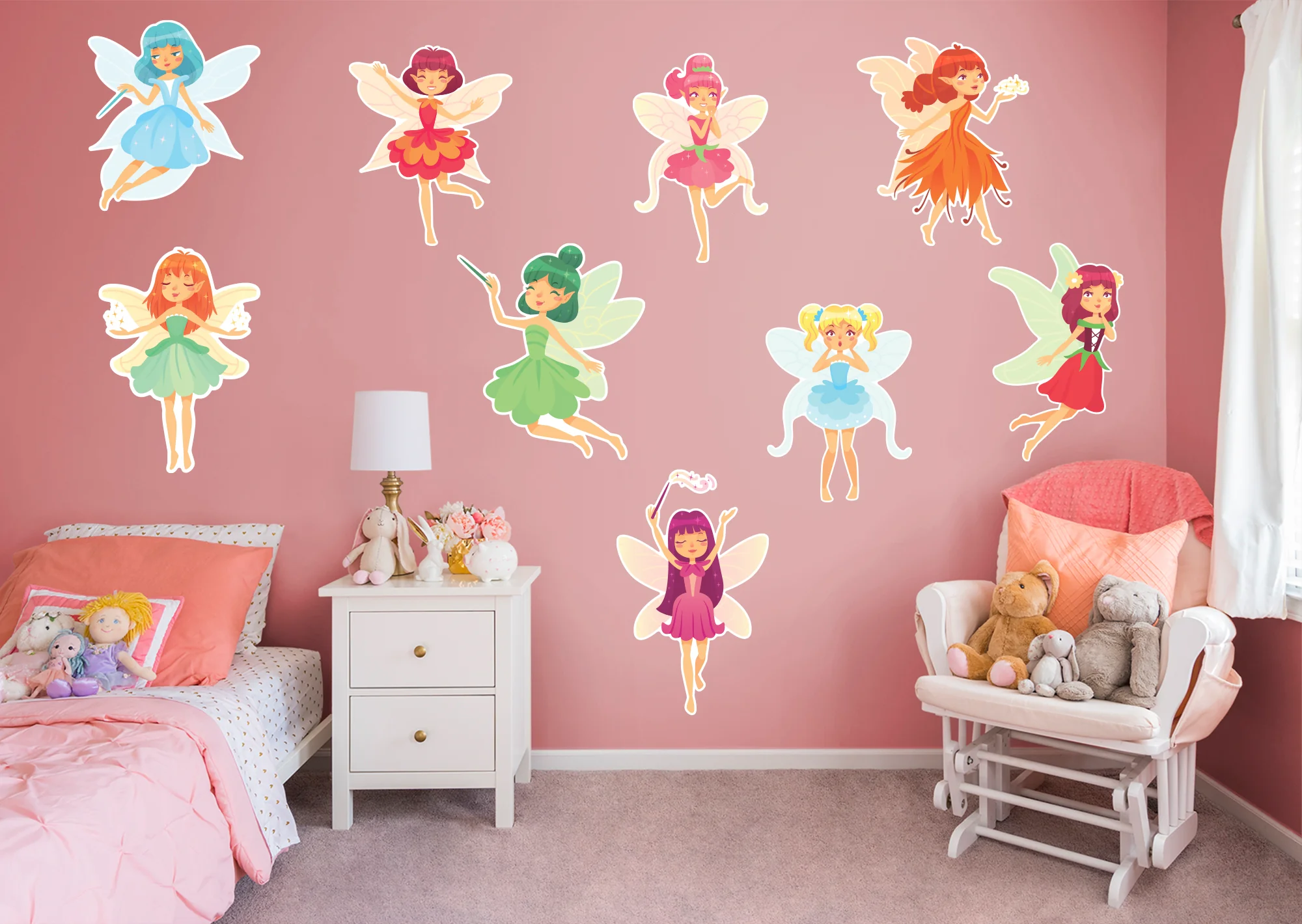Nursery: Friends Collection - Removable Wall Adhesive Decal