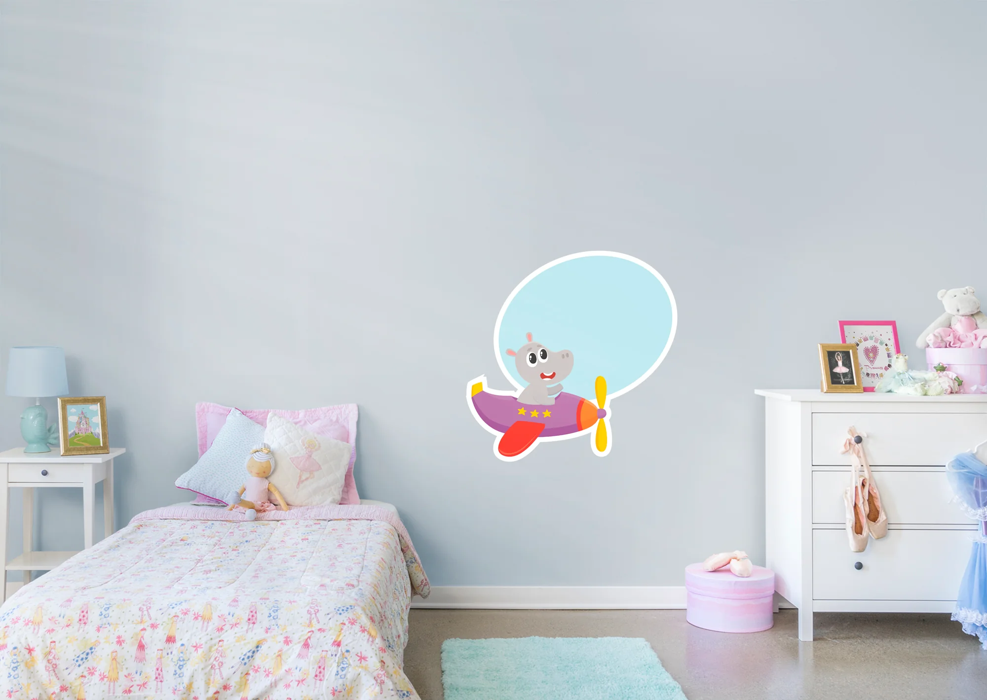 Nursery: Planes Hipo Dry Erase        -   Removable Wall   Adhesive Decal - Image 2