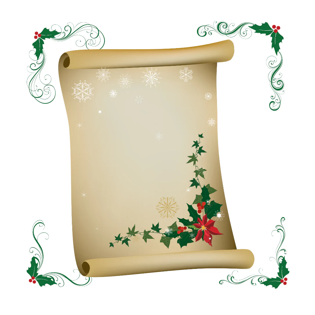 Christmas:  Greenery Dry Erase        -   Removable     Adhesive Decal - Image 2