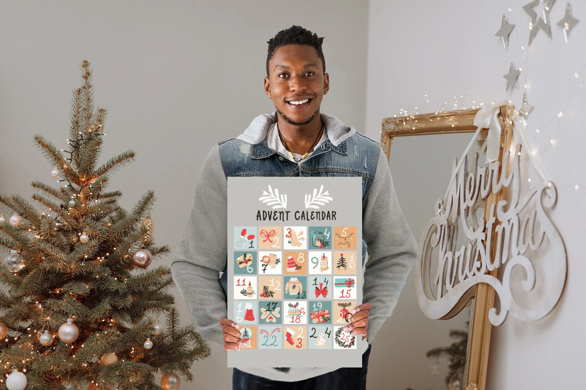 Calendars: Advent Calendar - Dry Erase Foam Core - Image 6