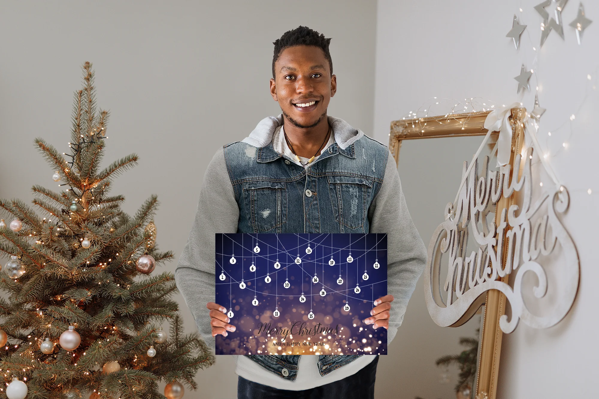 Calendars: Bulbs Calendar - Dry Erase Foam Core - Image 2