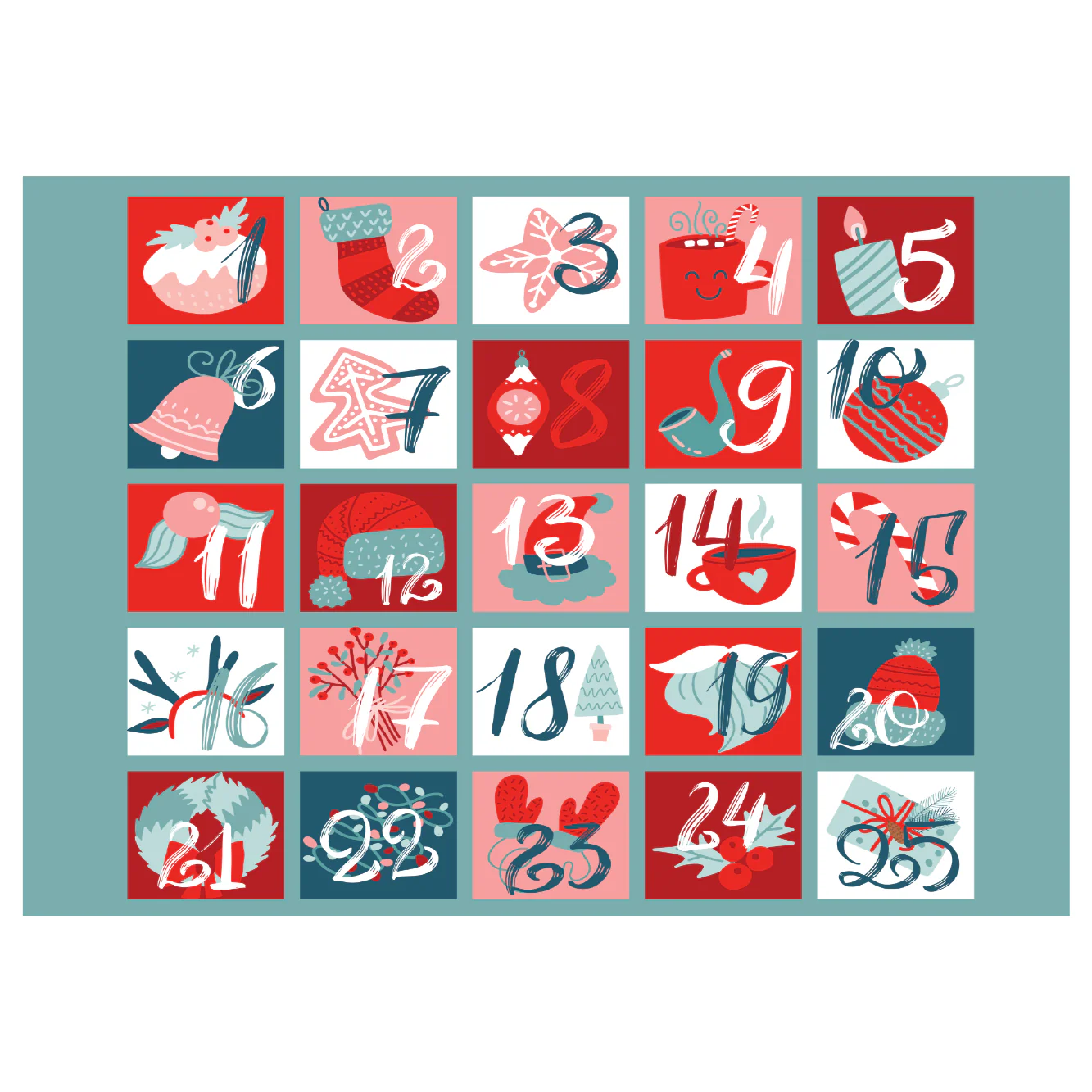 Calendars:  Countdown Calendar        -      Dry Erase Foam Core - Image 3