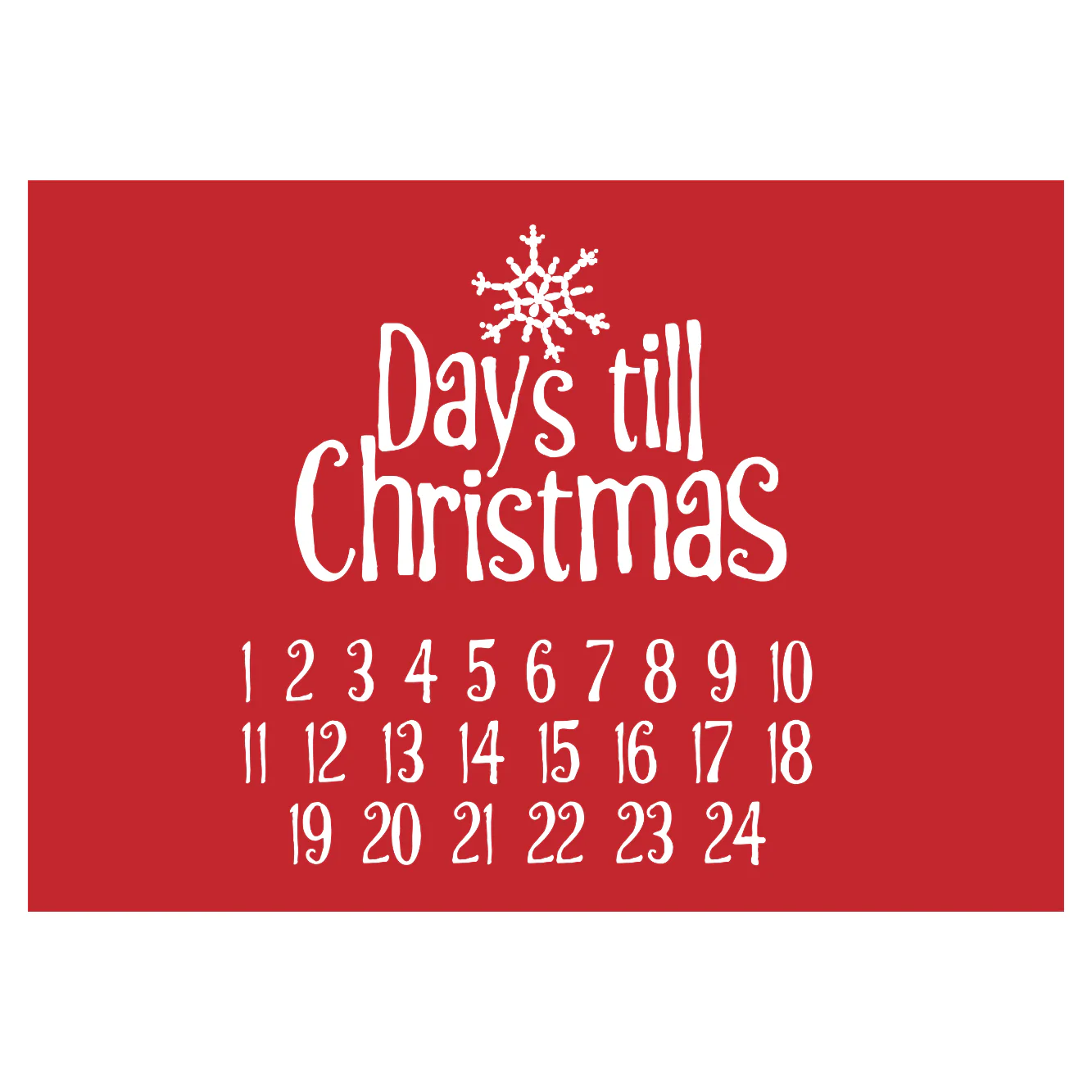 Calendars: Remaining Days Calendar - Dry Erase Foam Core - Image 3