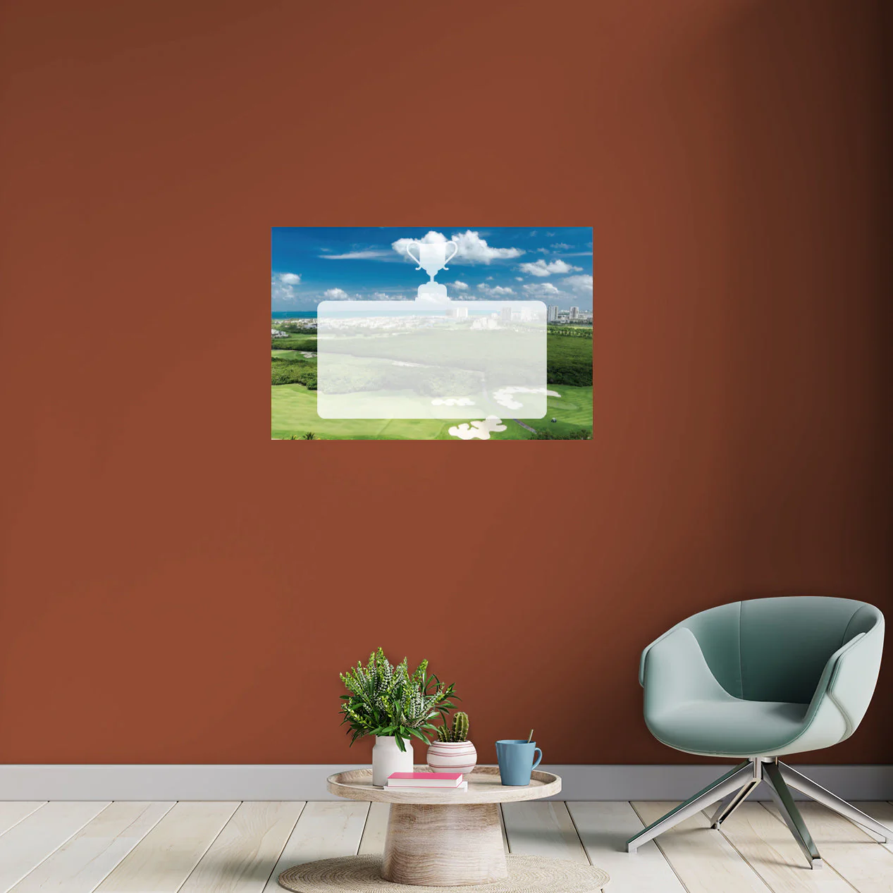 Golf: Golf Course Dry Erase - Removable Adhesive Decal - Image 4