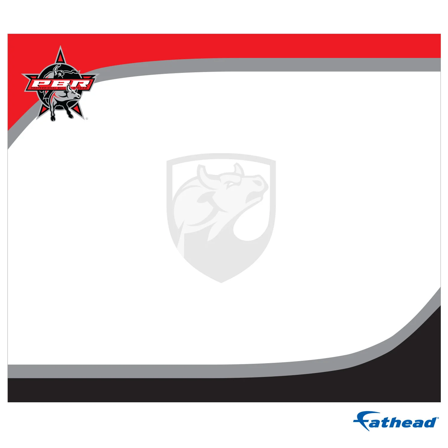 PBR:  Imposing Dry Erase        - Officially Licensed Pro Bull Riding Removable     Adhesive Decal - Image 3