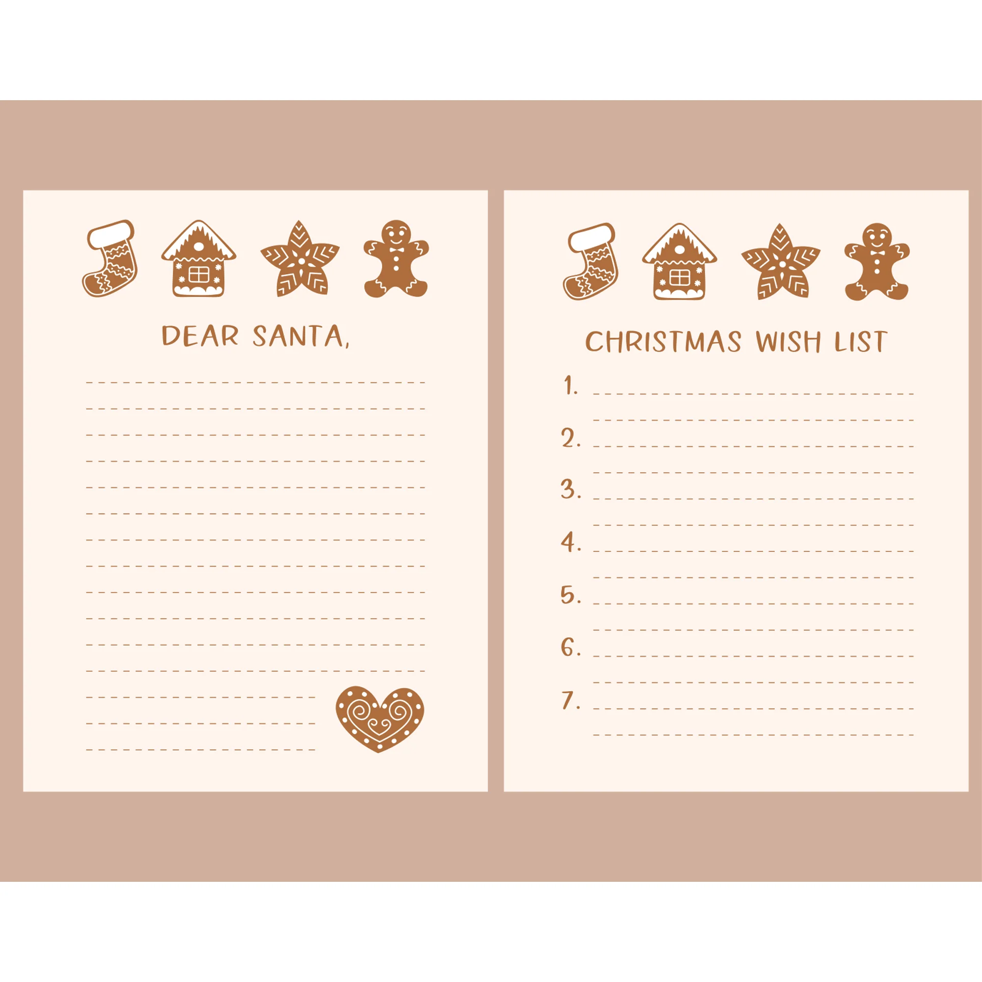 Christmas: Christmas Wish List - Dry Erase Foam Core - Image 2