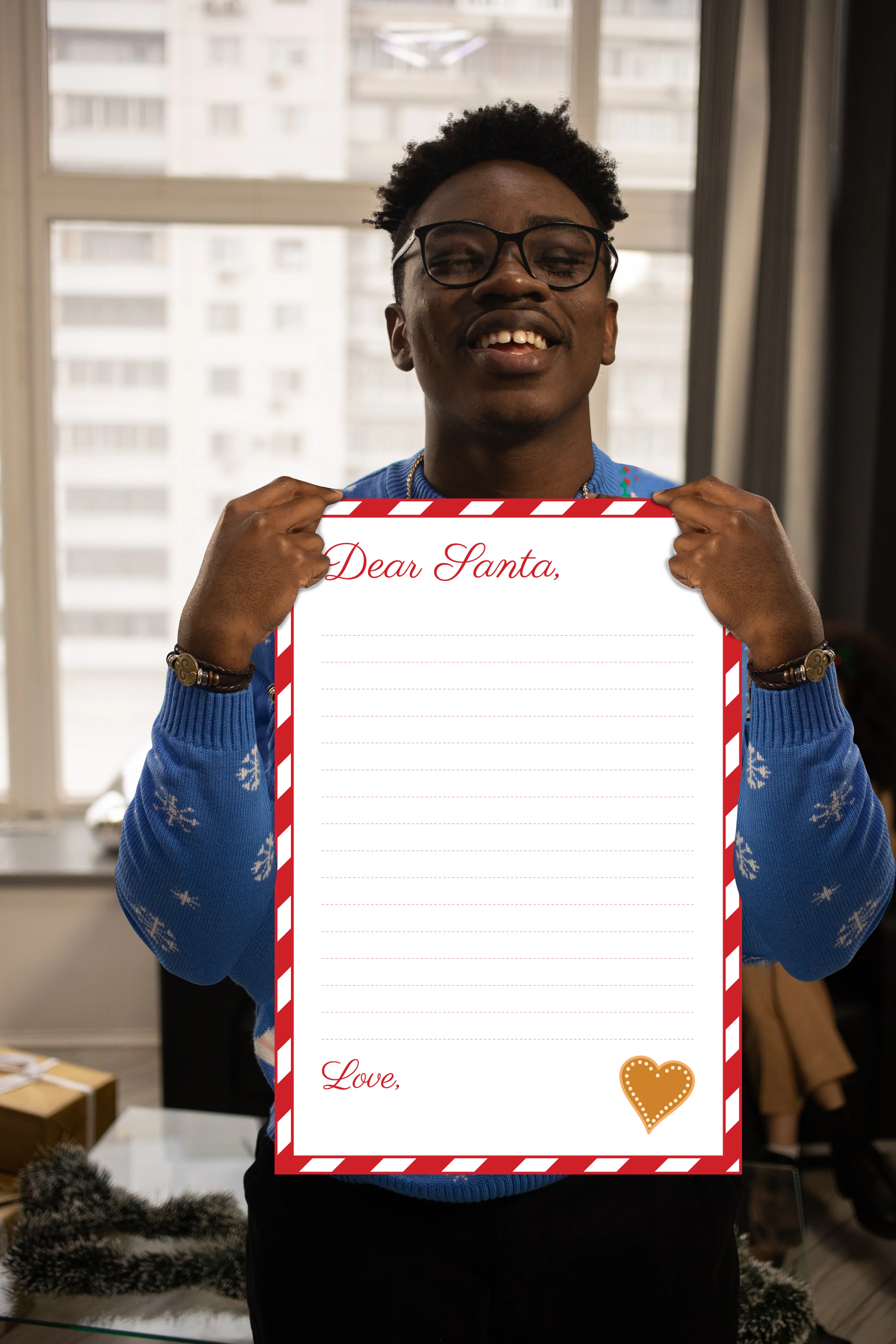 Christmas: With Love - Dry Erase Foam Core