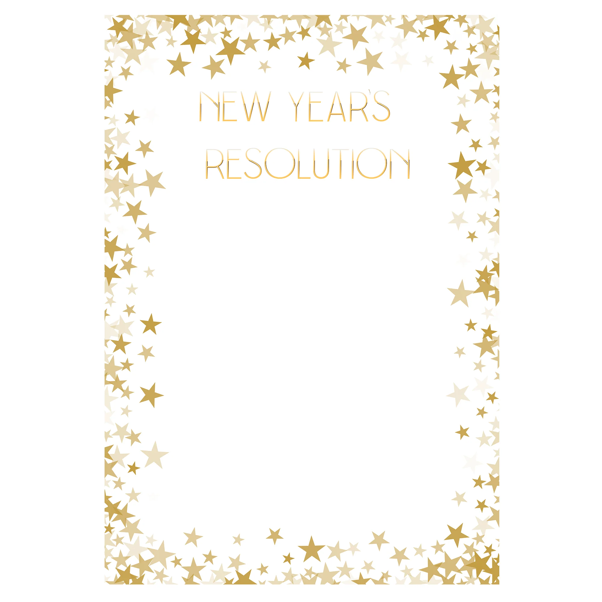 New Years: Resolution Little Stars Dry Erase - Dry Erase Foam Core - Image 3