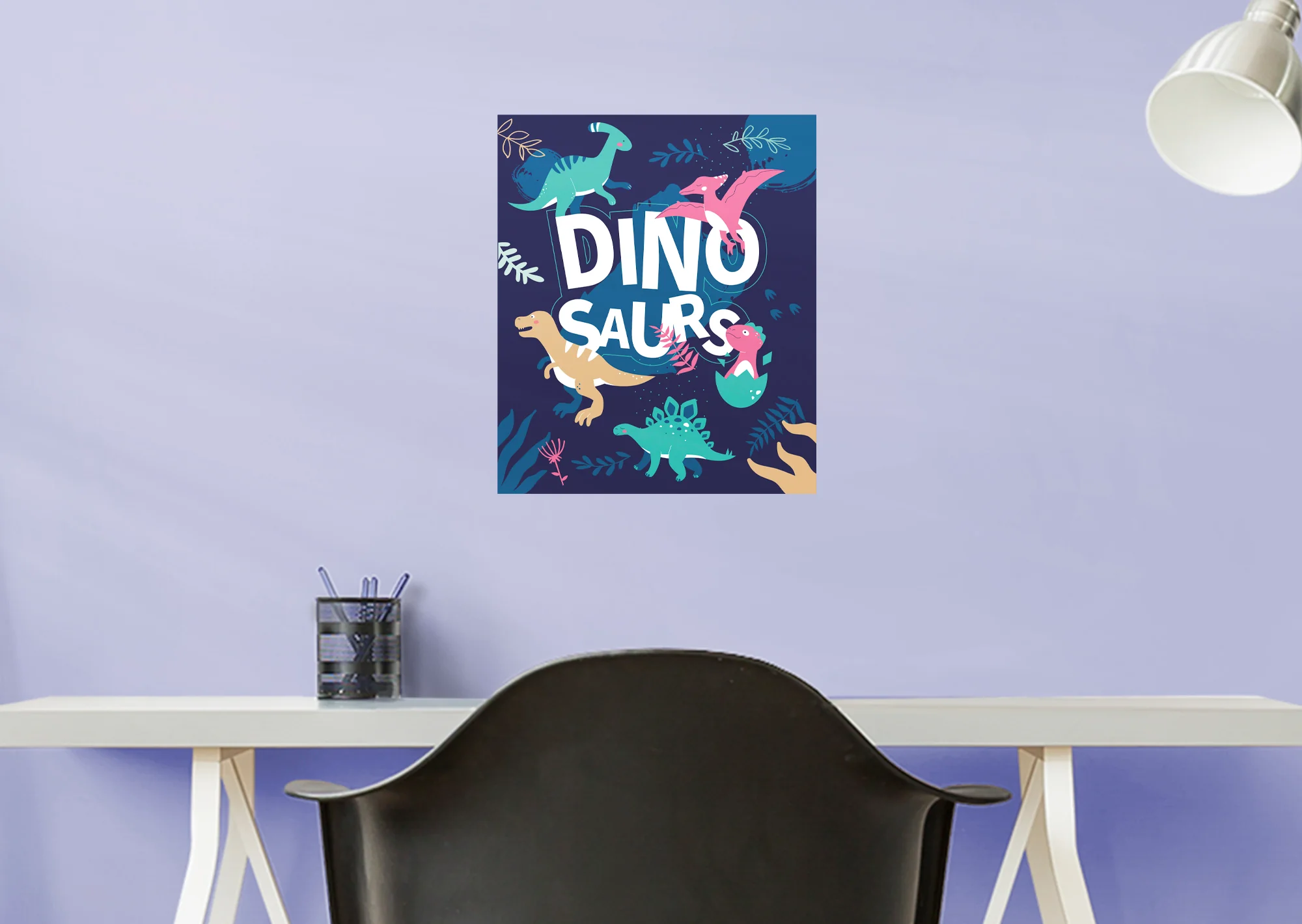 Dinosaurs: Dino Family Mural - Removable Wall Adhesive Decal - Image 3