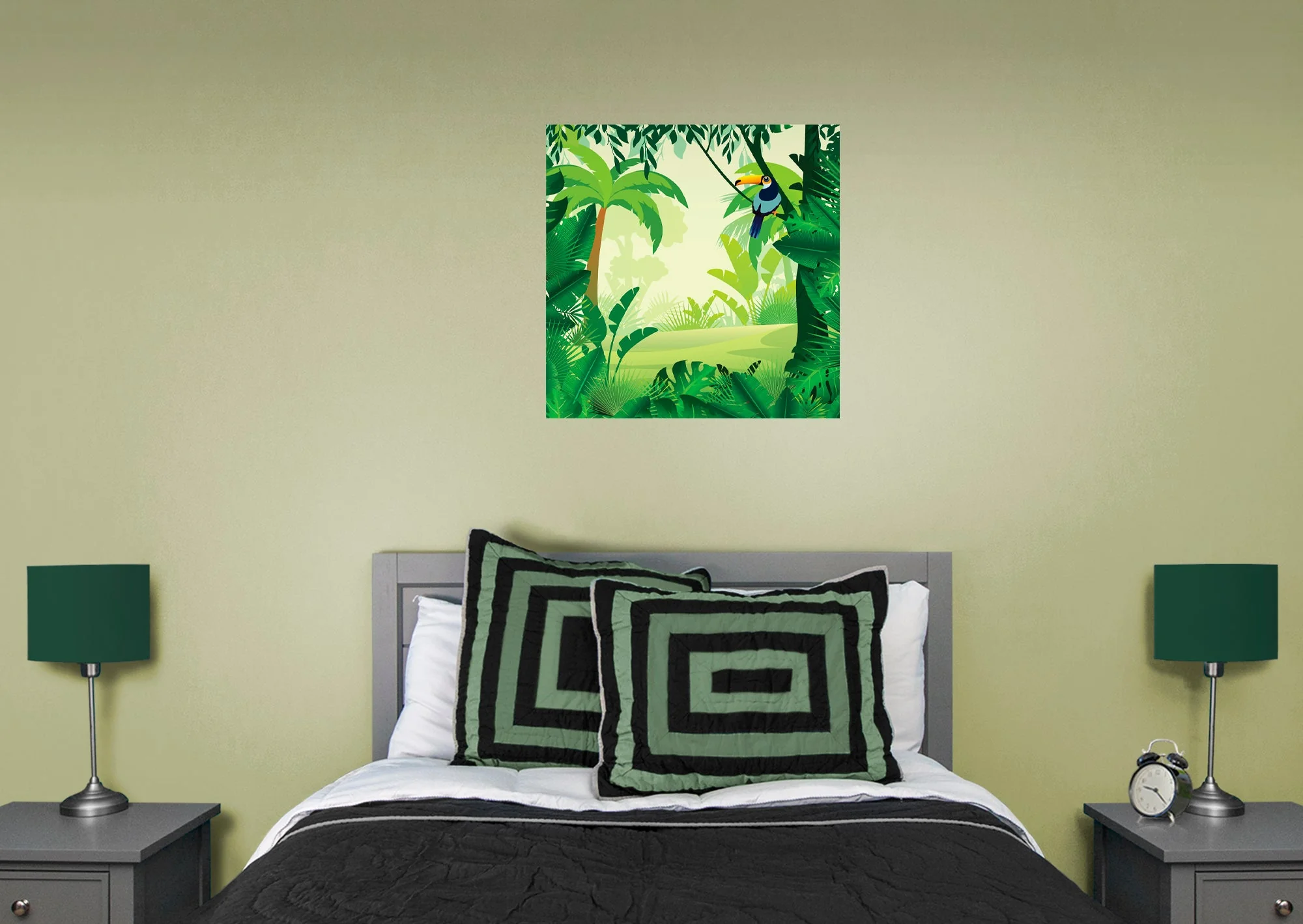 Jungle: Alone Mural - Removable Wall Adhesive Decal - Image 5