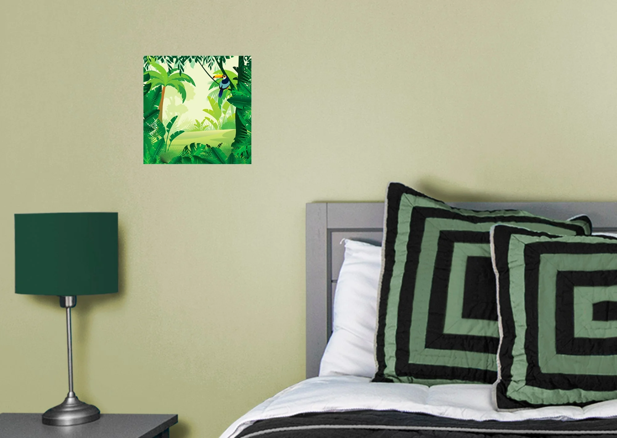 Jungle: Alone Mural - Removable Wall Adhesive Decal - Image 6