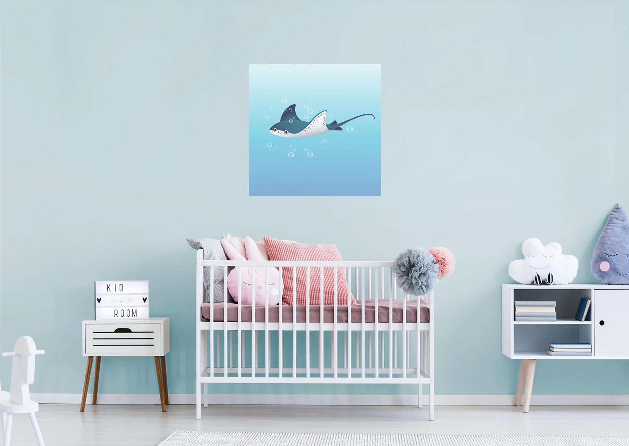 Nursery:  Swimming        -   Removable Wall   Adhesive Decal - Image 5