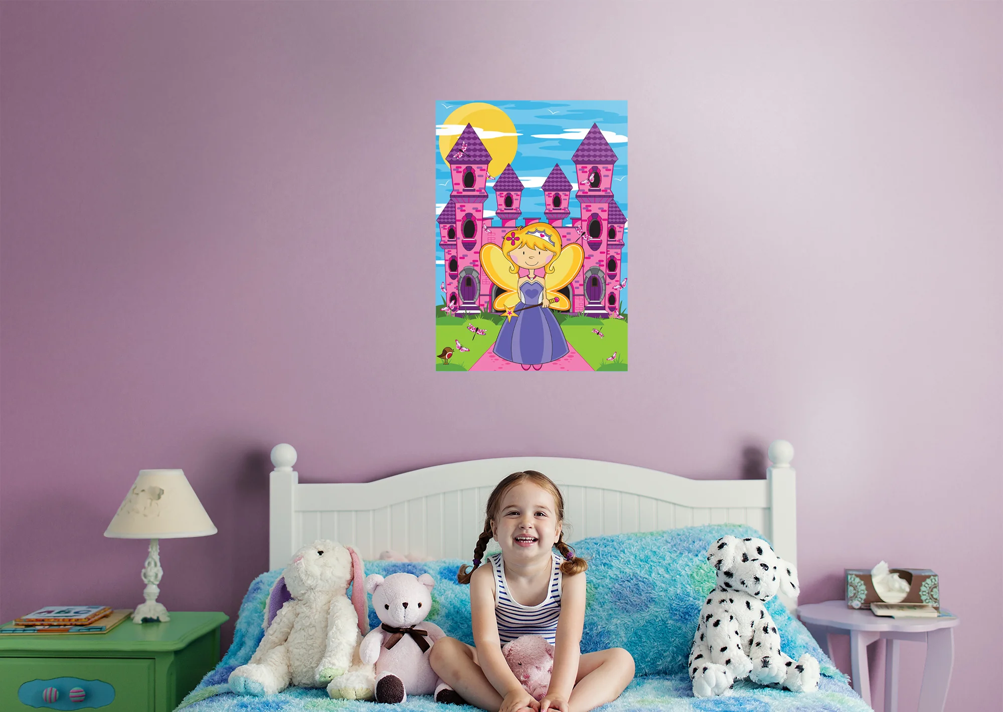 Nursery:  Castle Mural        -   Removable Wall   Adhesive Decal - Image 5