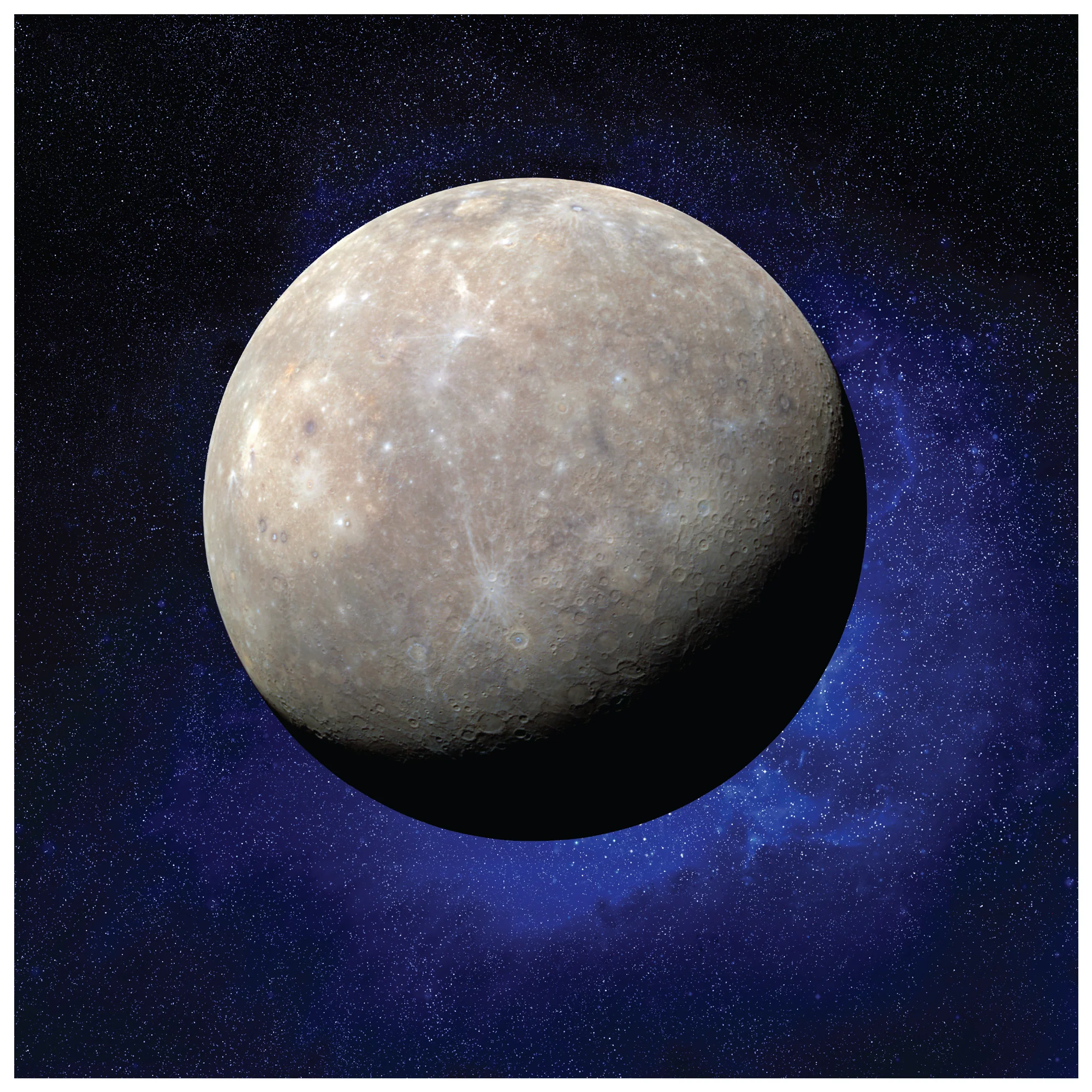 Planets: Mercury Mural - Removable Adhesive Decal - Image 3