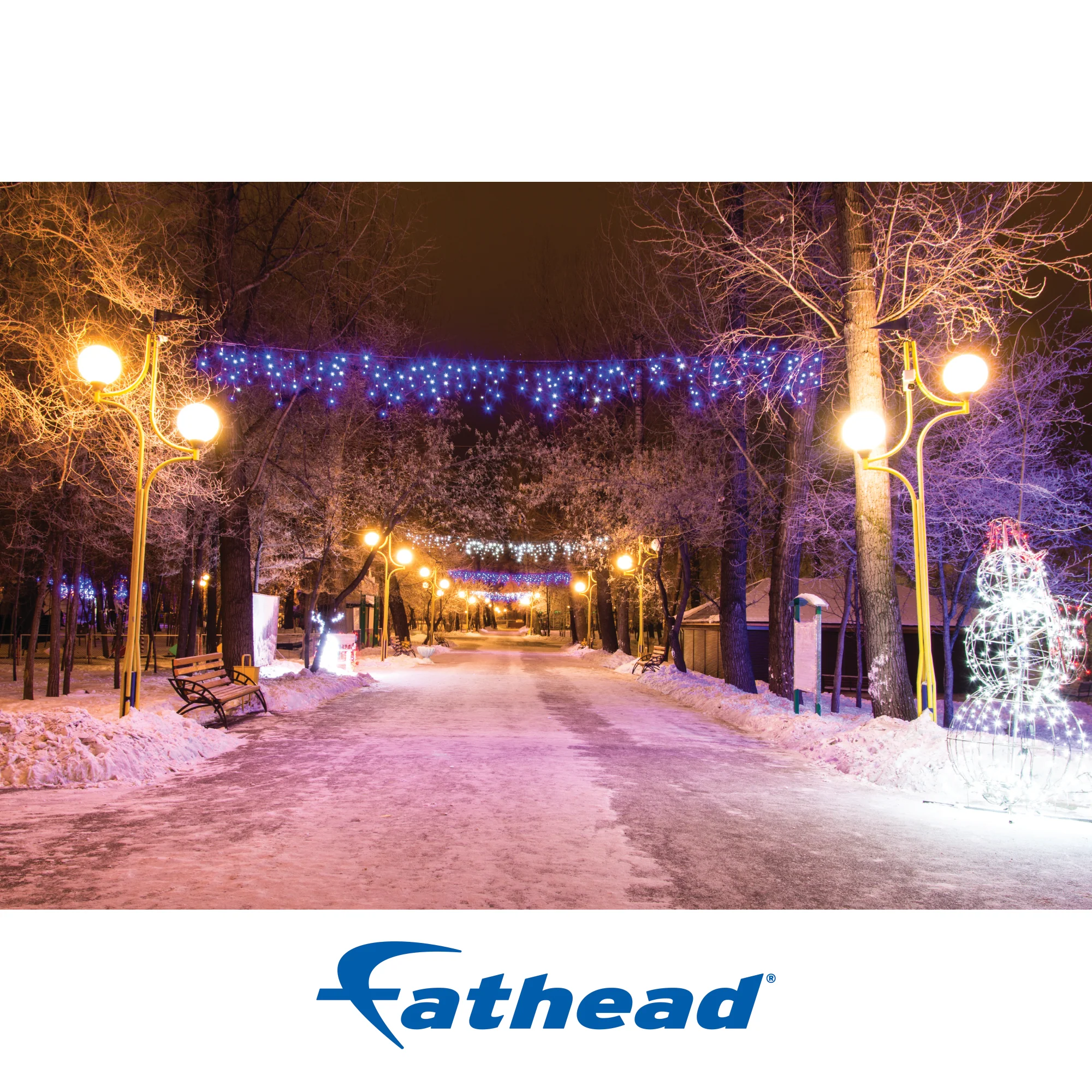 Christmas: Enlighted Poster - Removable Adhesive Decal - Image 3