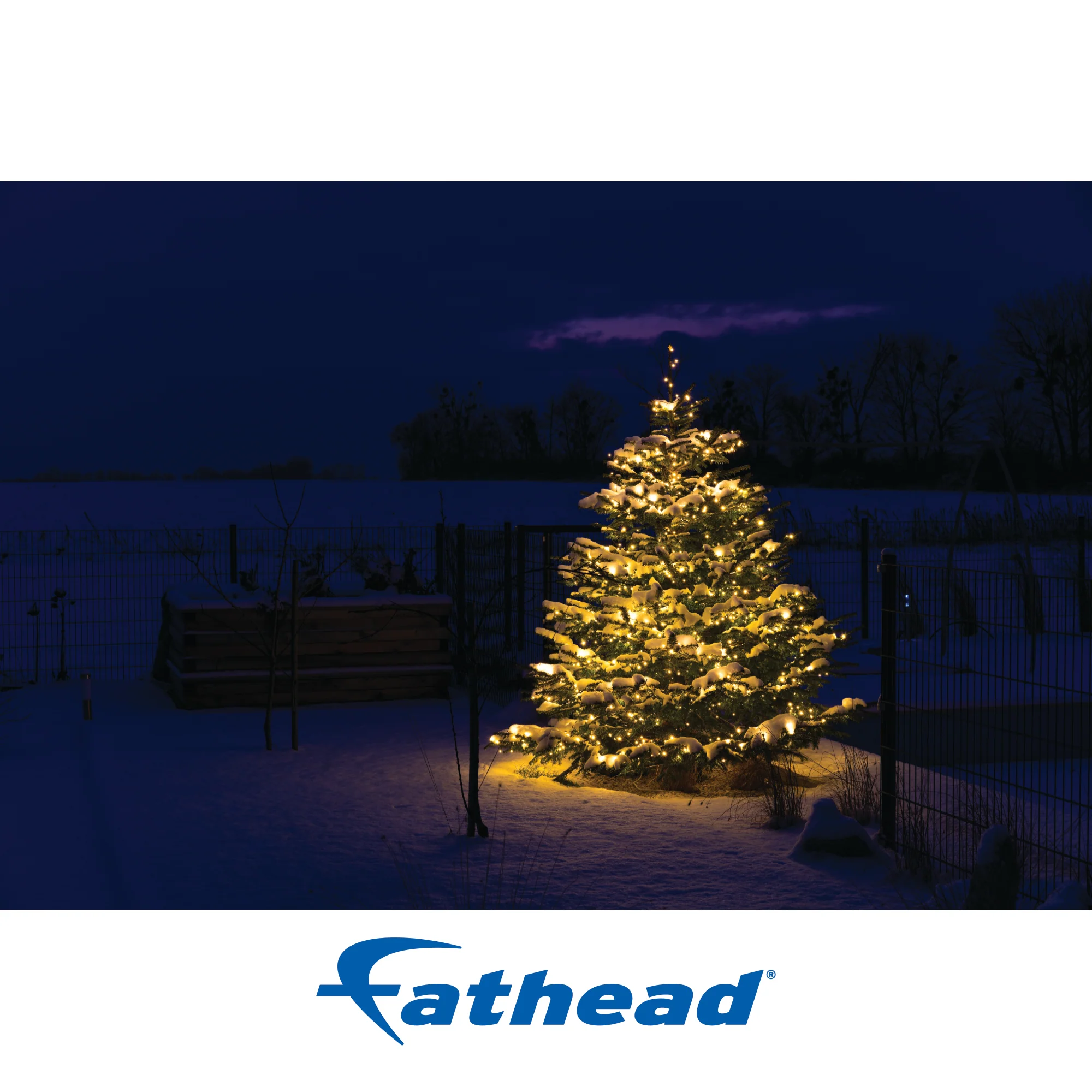 Christmas:  Lonely Tree Poster        -   Removable     Adhesive Decal - Image 3