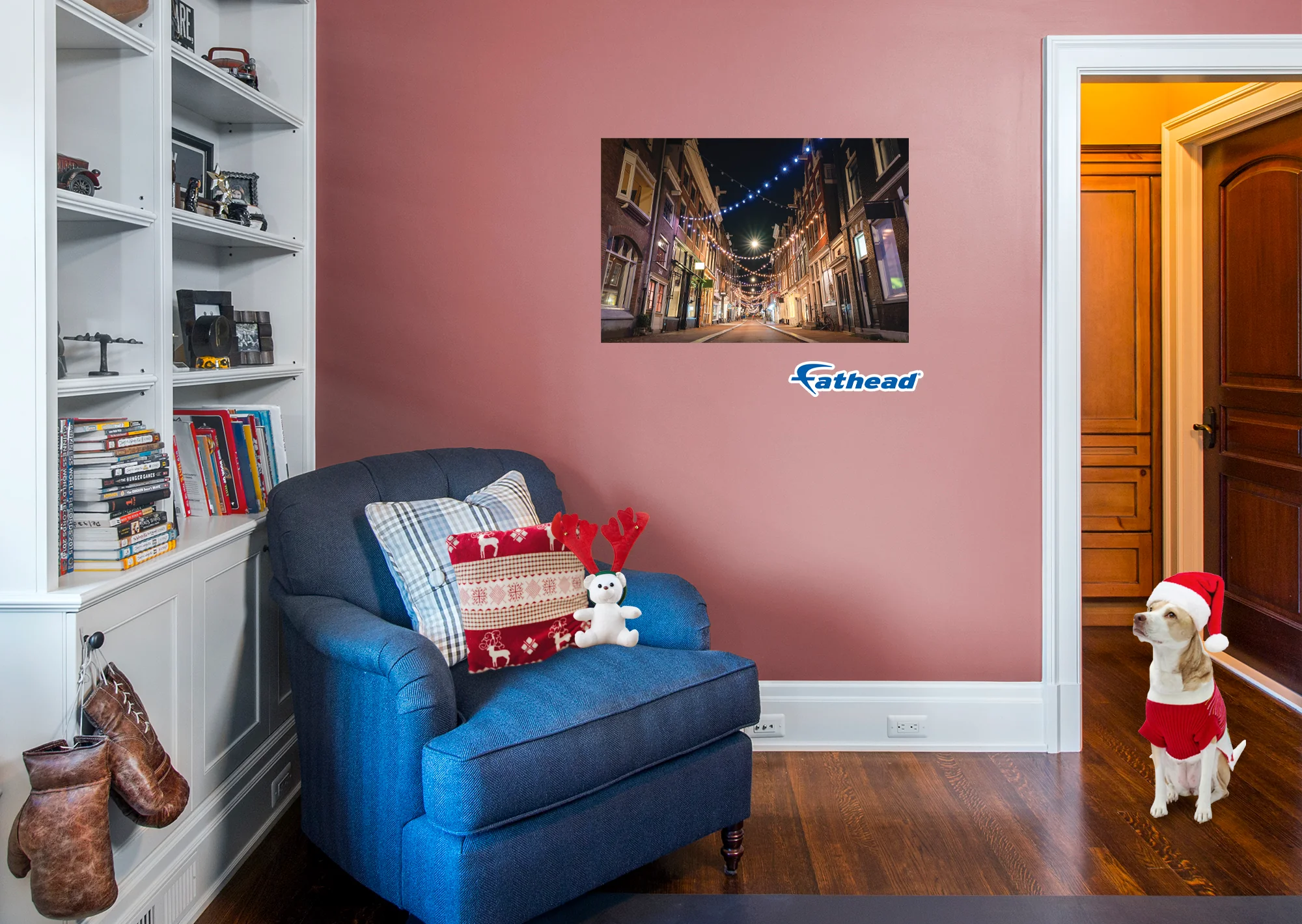 Christmas:  Nobody on the Street Poster        -   Removable     Adhesive Decal - Image 5