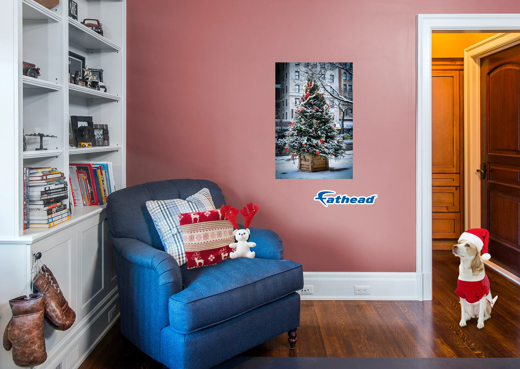 Christmas: Tree in a Box Poster - Removable Adhesive Decal - Image 3