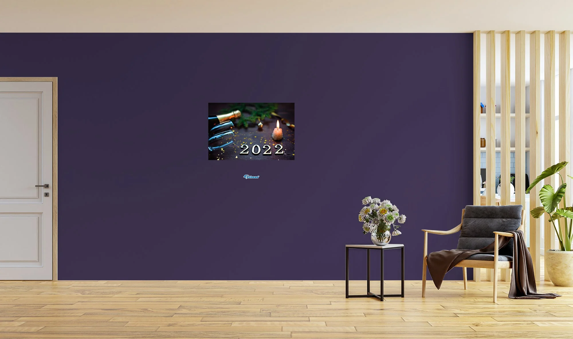 New Year: Waiting for 2022 Poster - Removable Adhesive Decal - Image 5