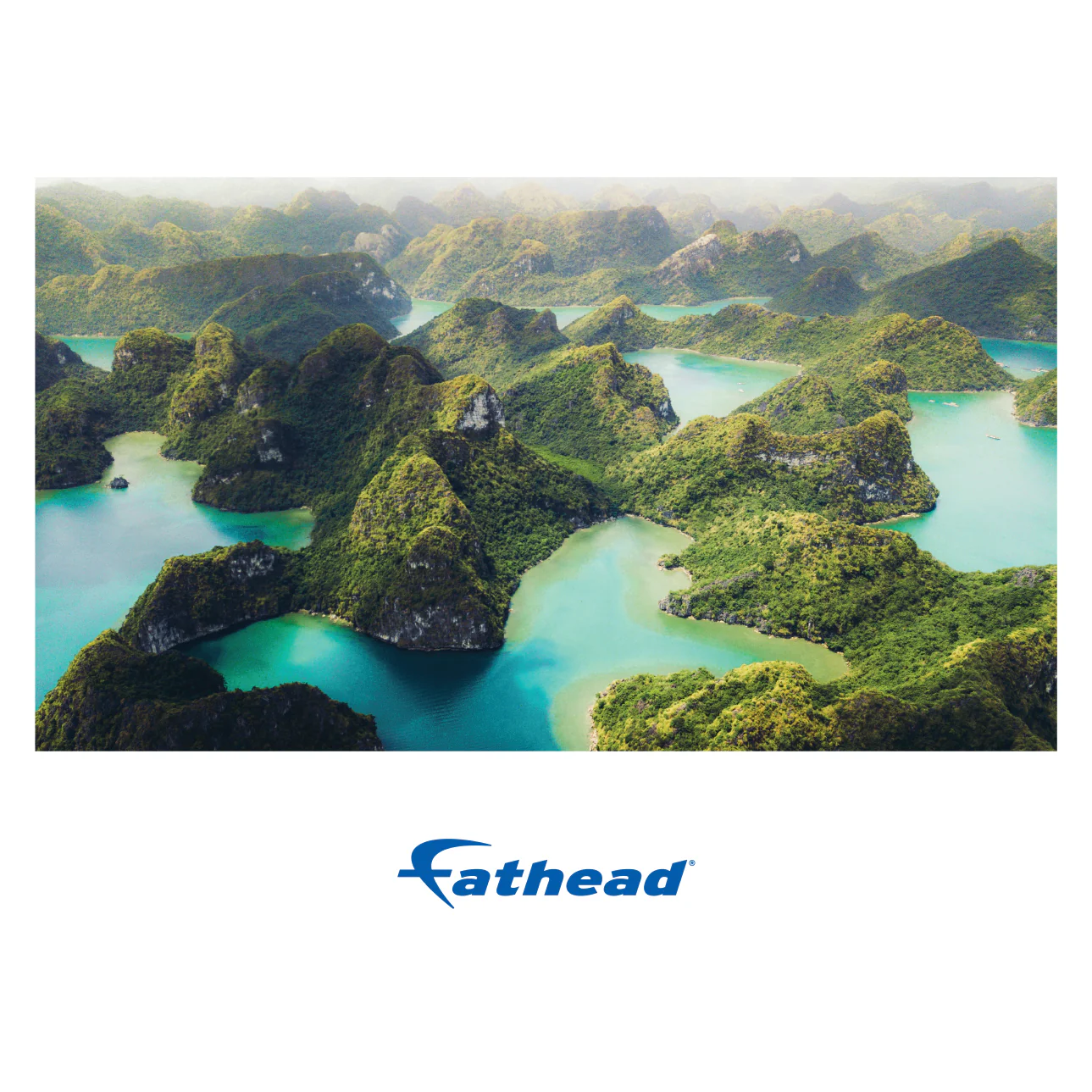 Generic Scenery: Green Paradise Poster - Removable Adhesive Decal - Image 2