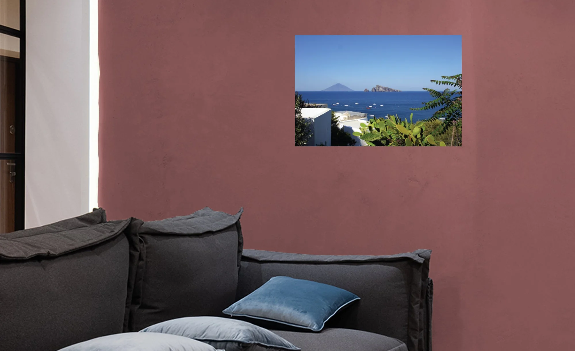Popular Landmarks: Aeolian Islands Realistic Poster - Removable Adhesive Decal - Image 6